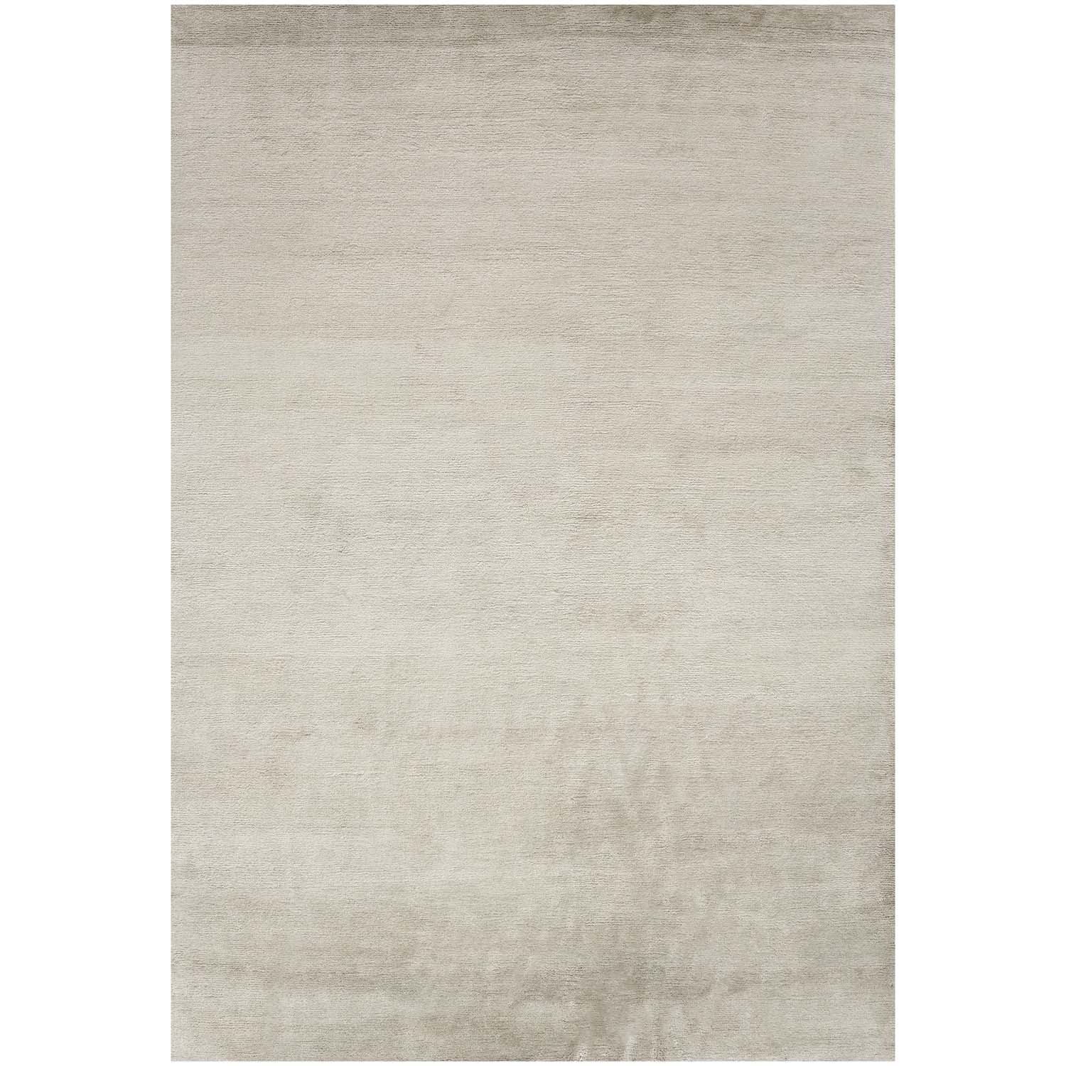 Beige Modern Wool Rug - 6'1" x 9'
