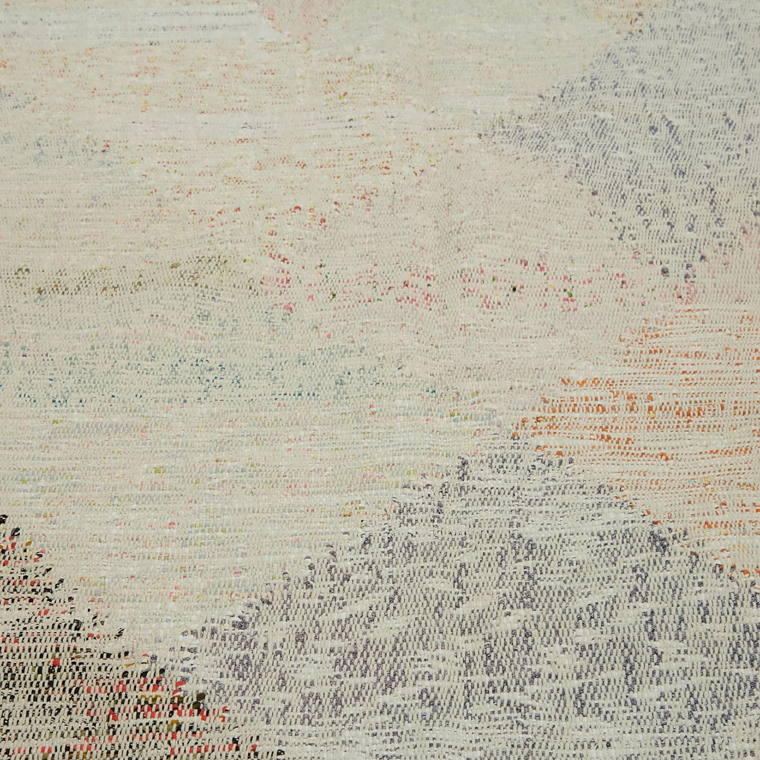 Beige Flatweave Wool Cotton Blend Rug - 9'2" x 11'3" - Image 2
