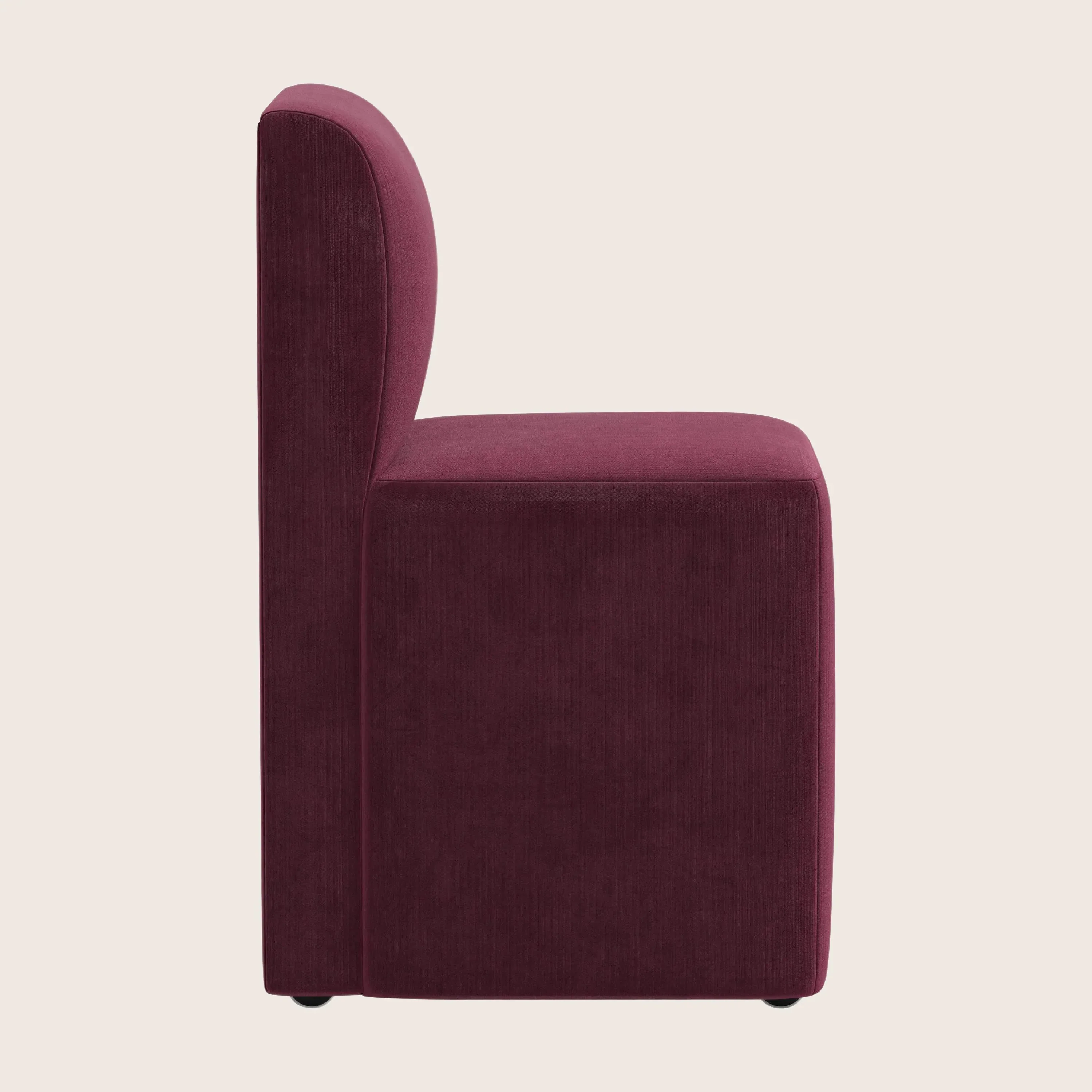 Cora Dining Chair w/ Casters - Image 5
