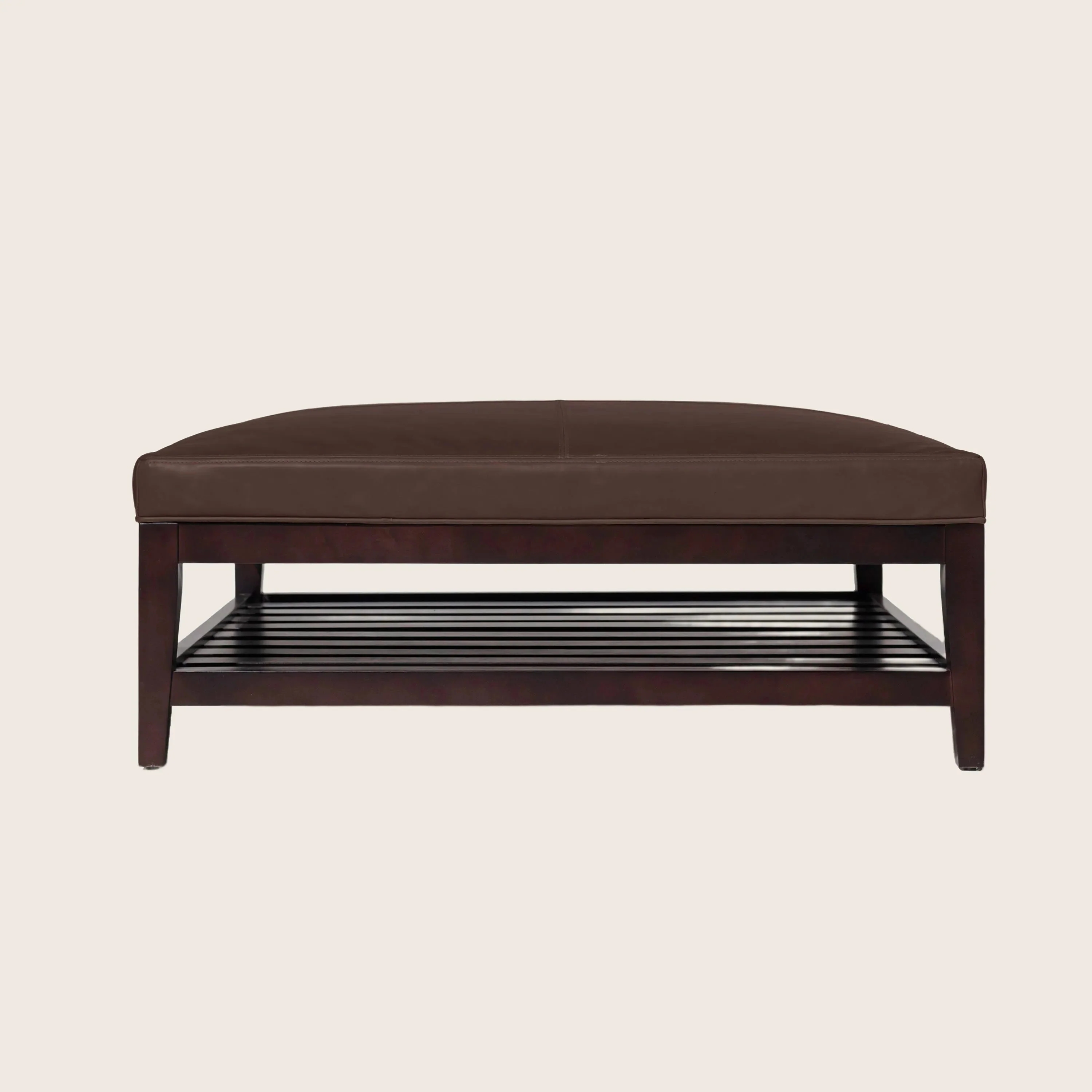 Cove Leather Ottoman - Image 26