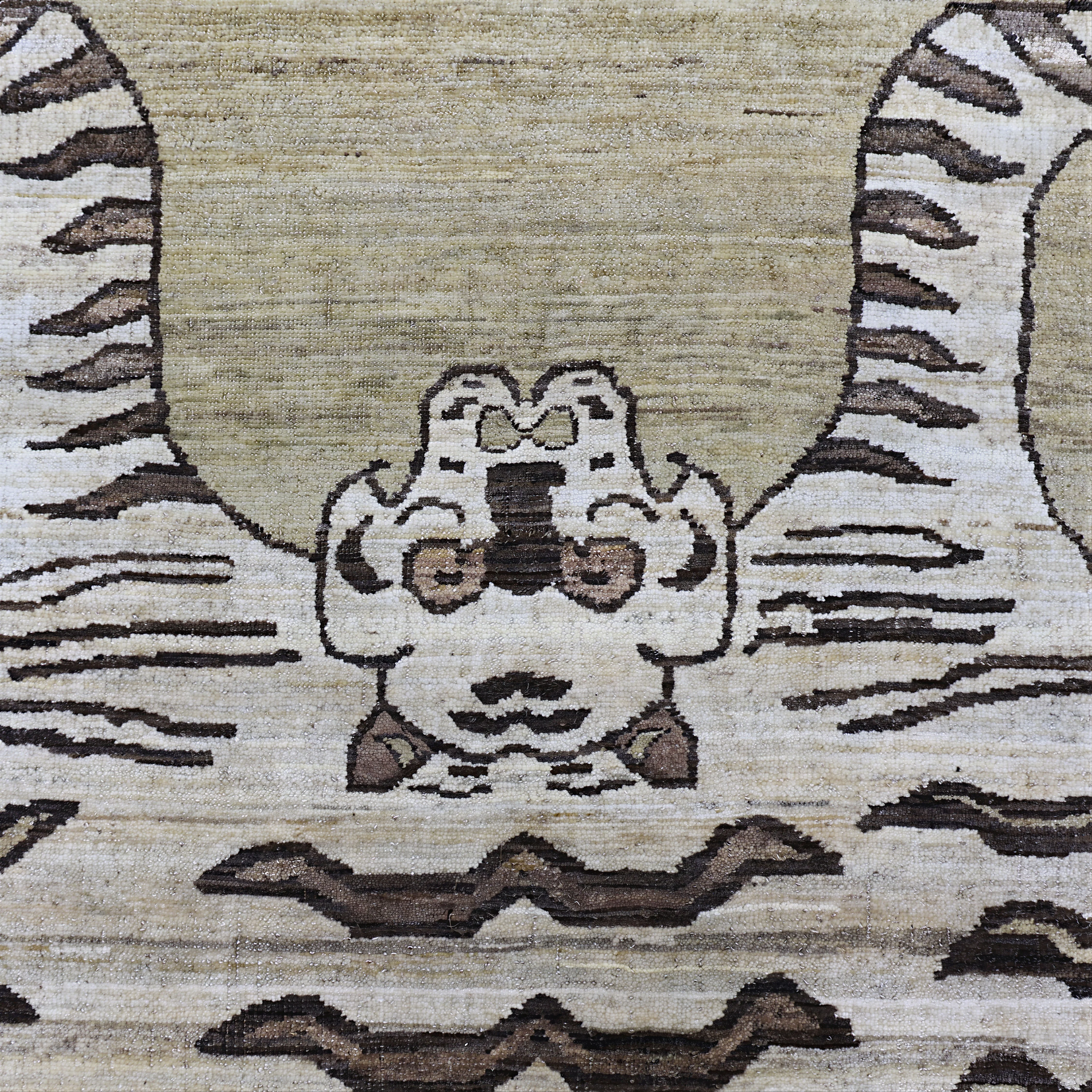Cream Alchemy Transitional Wool Rug - 4'2" x 6'1" - Image 4