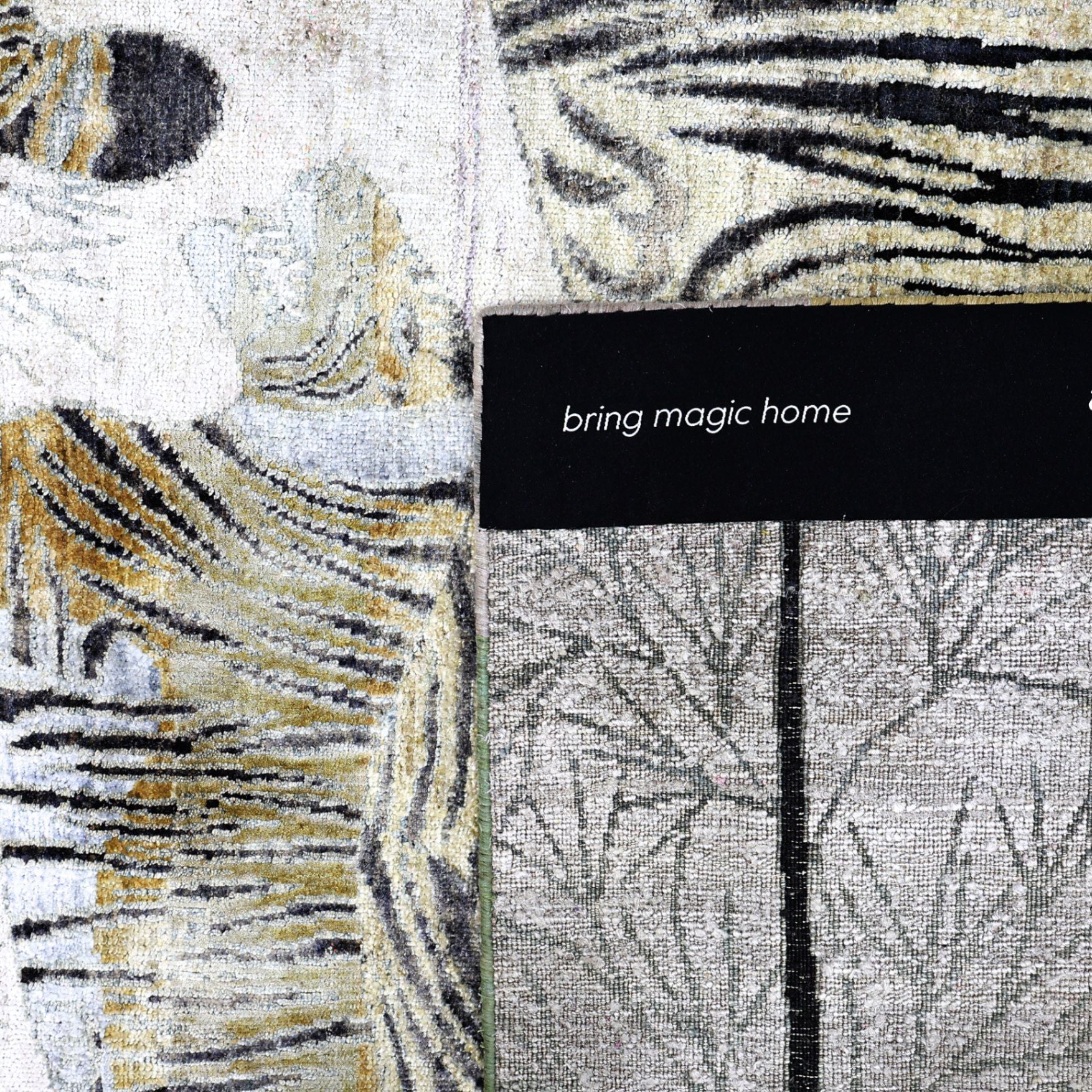 Cream Multicolored Alchemy Silk Rug - 4'2" x 6' - Image 7