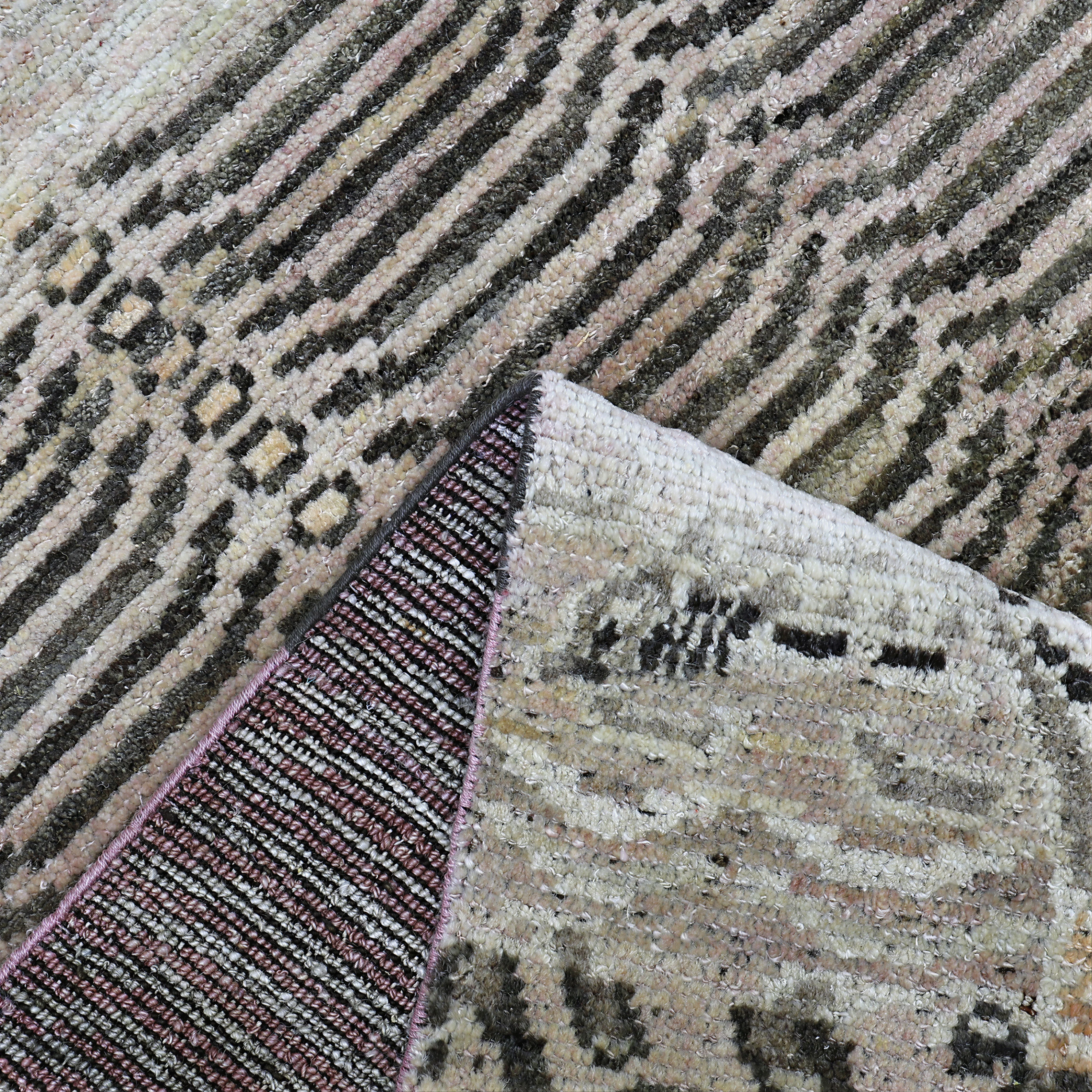 Cream Alchemy Transitional Wool Rug - 4'2" x 5'10" - Image 5