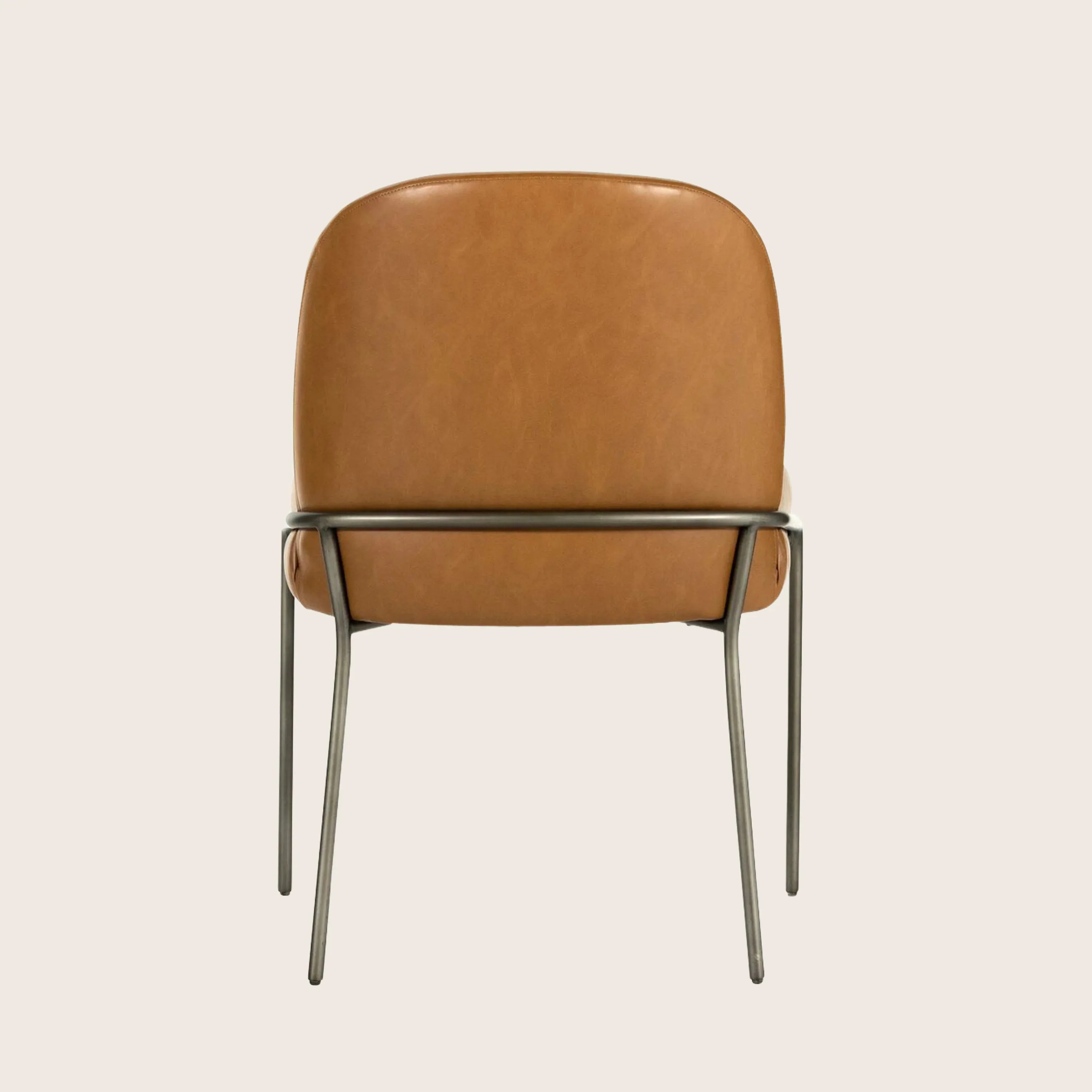Astrud Leather Dining Chair - Image 5