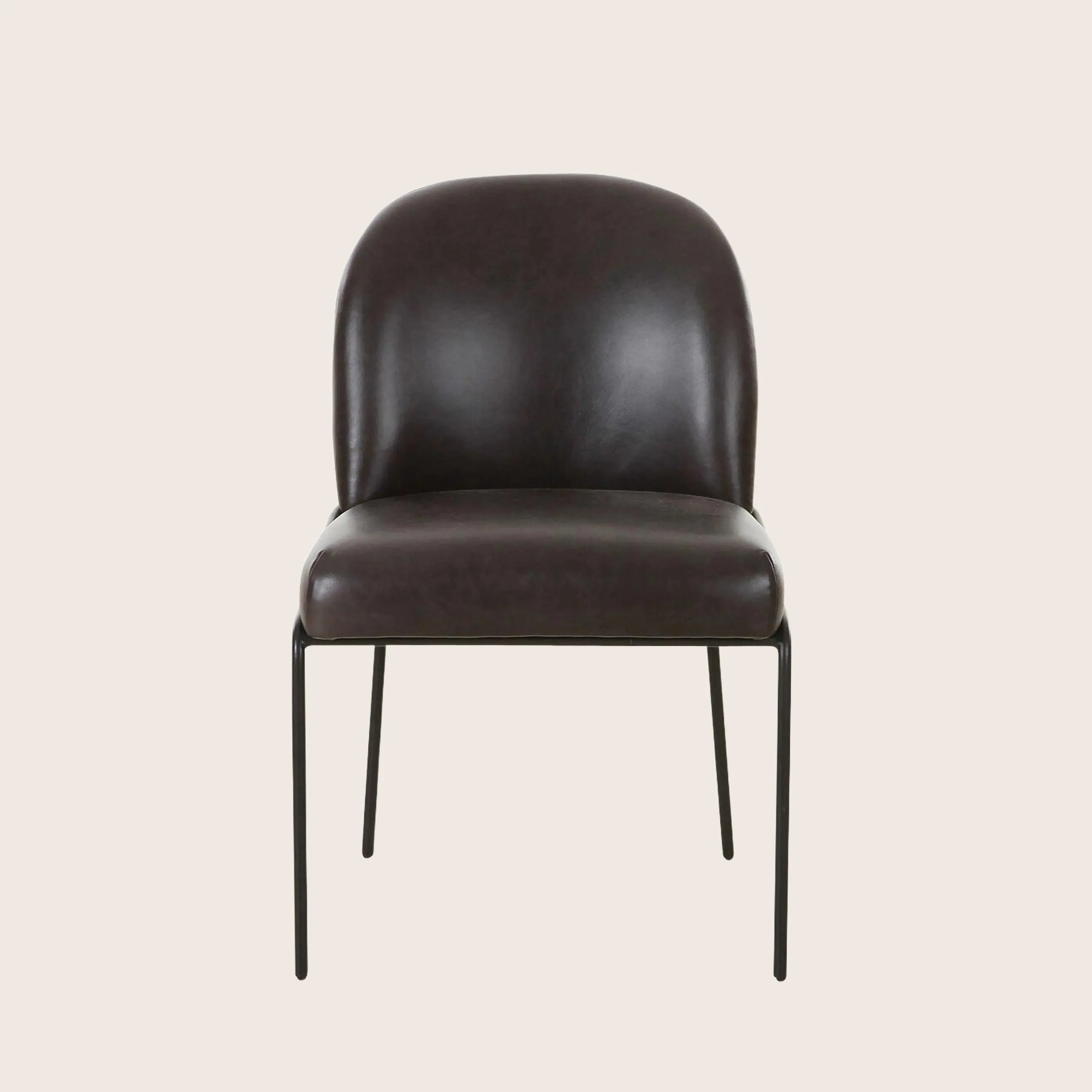 Astrud Leather Dining Chair - Image 8