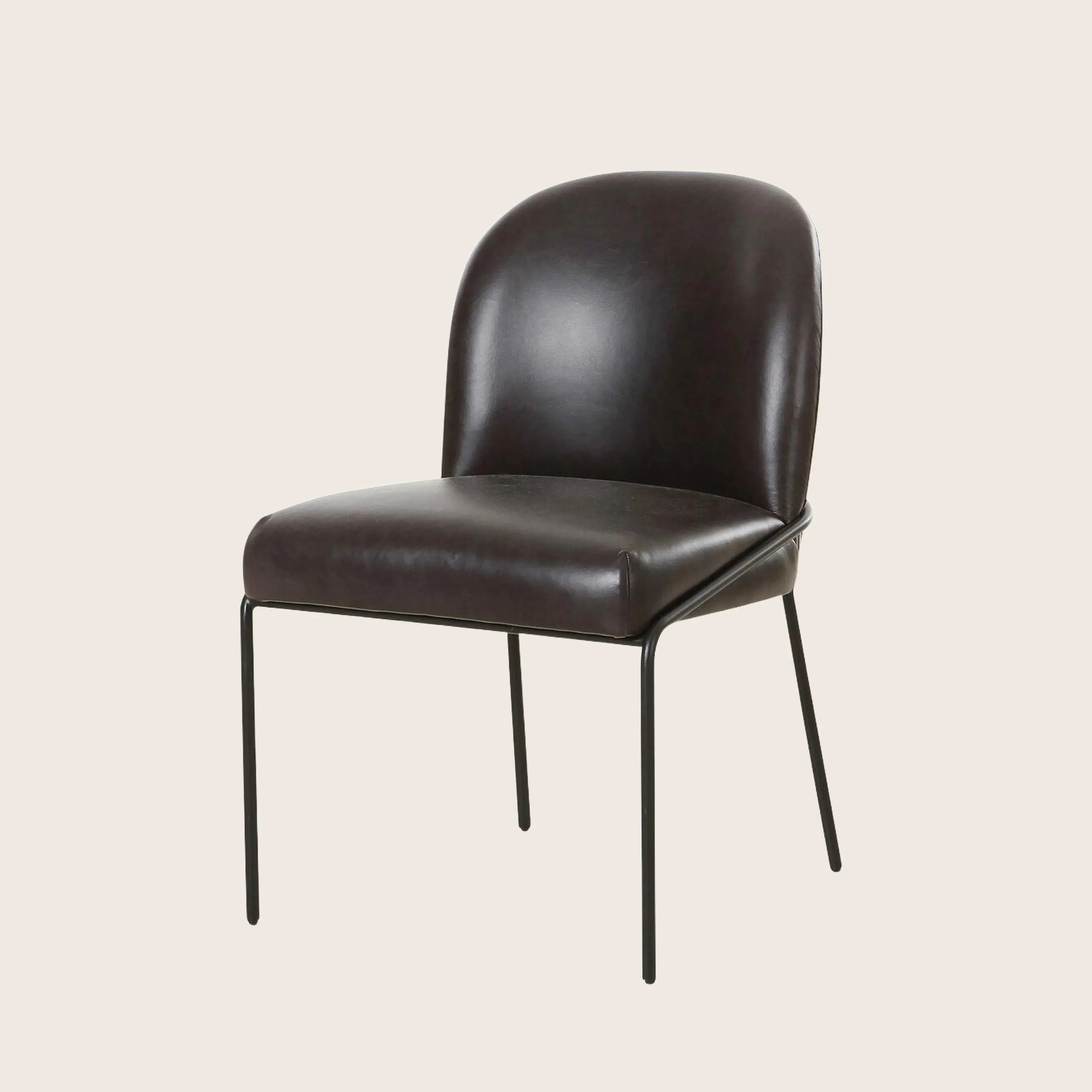 Astrud Leather Dining Chair - Image 9