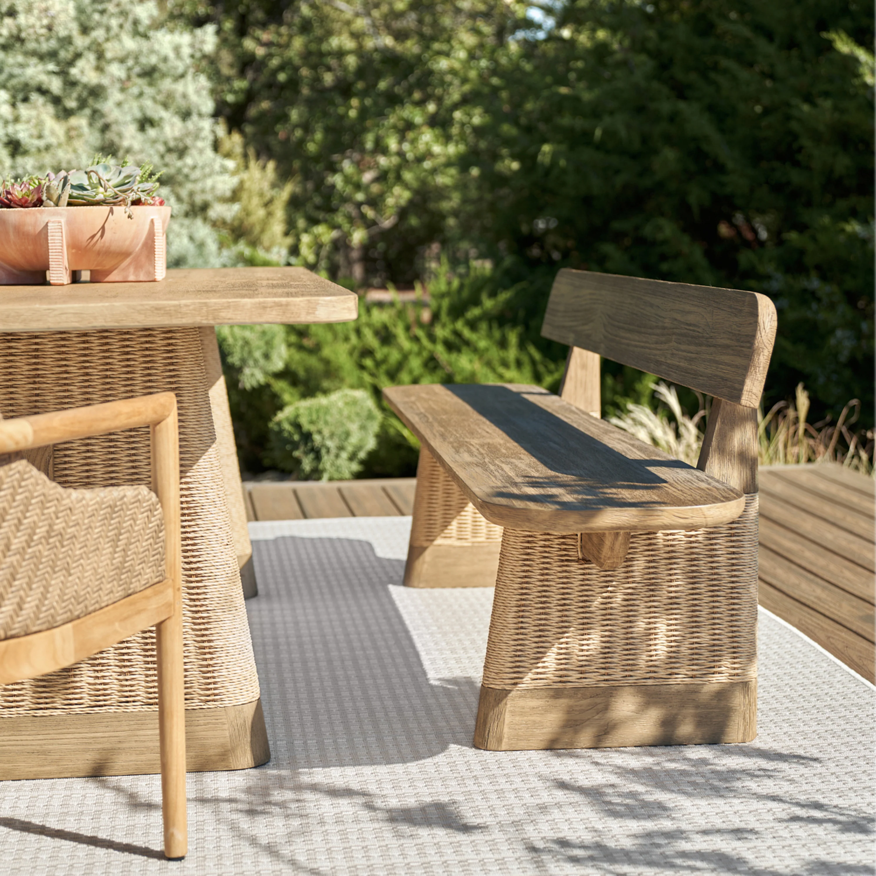 Delrio Outdoor Bench - Image 2