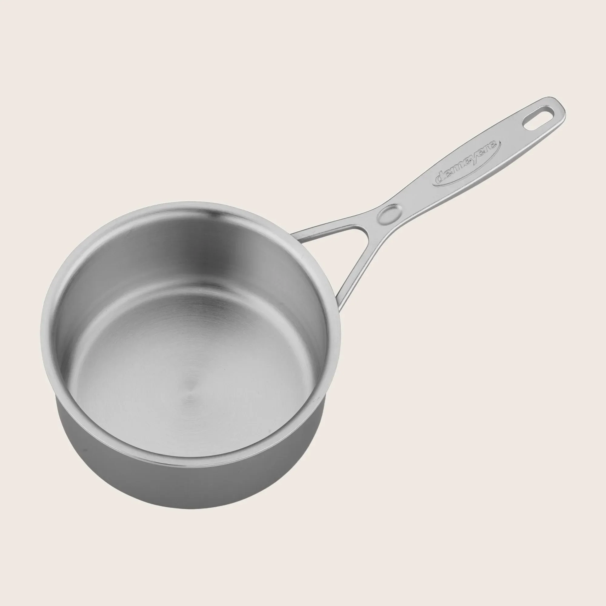 5-Ply 4-qt Stainless Steel Saucepan - Image 7