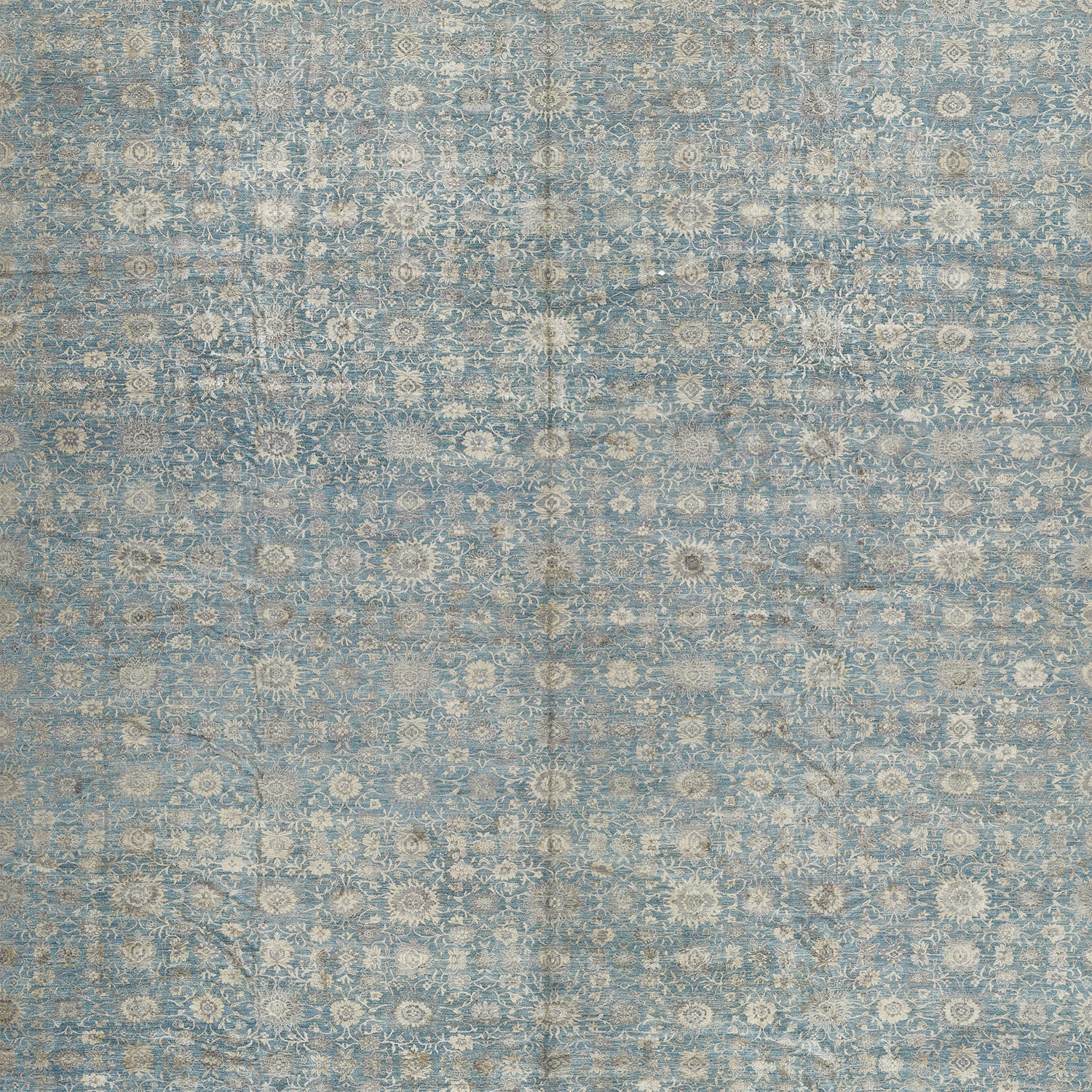 Blue Transitional Silk Rug - 18'9" x 29'8" - Image 2