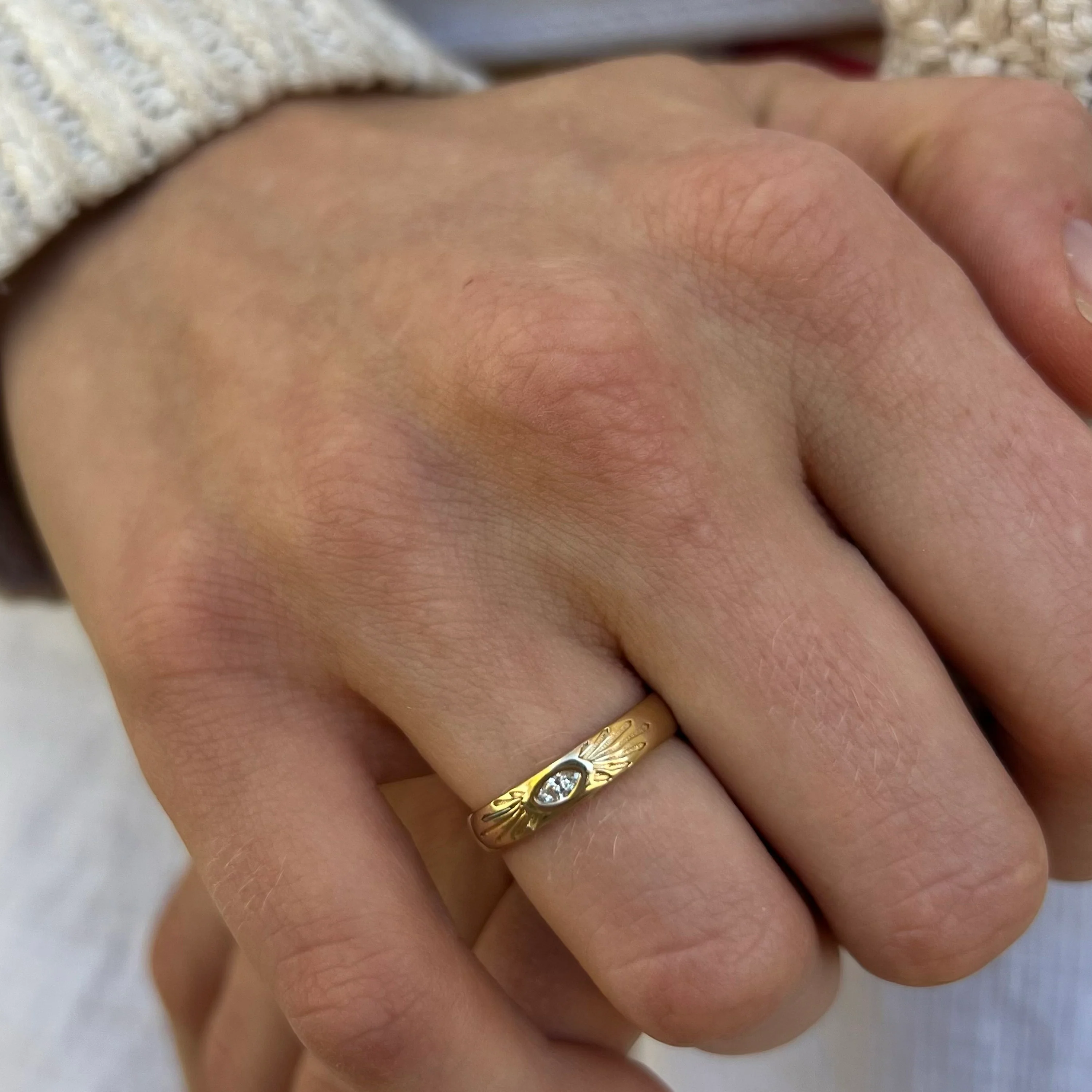Diamond Radiant Marquise Band - Image 2