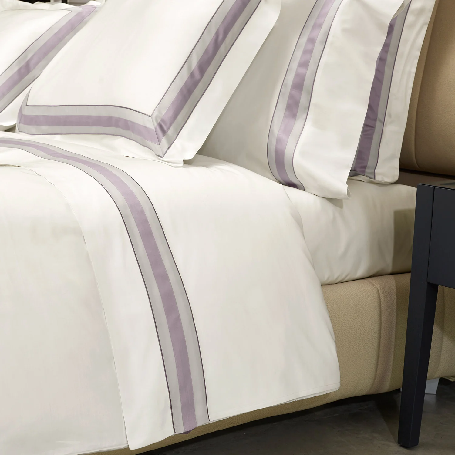 Dimora Sheets & Pillowcases, Ivory/Thistle - Image 2