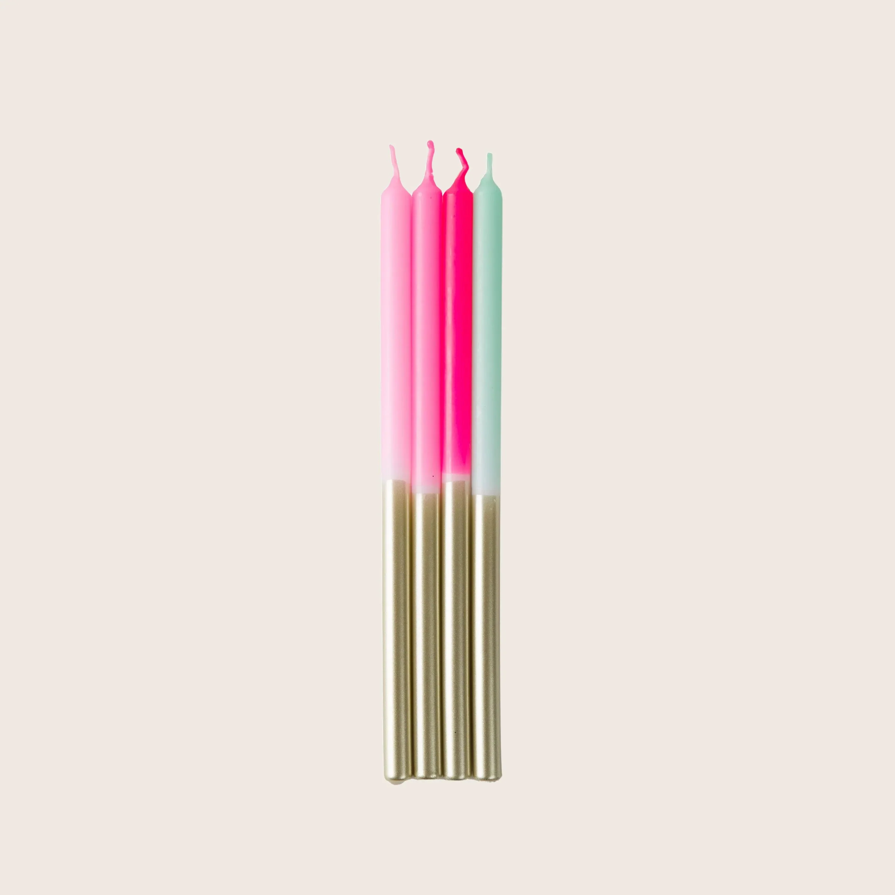 Dip Dye Skinny Taper Candles