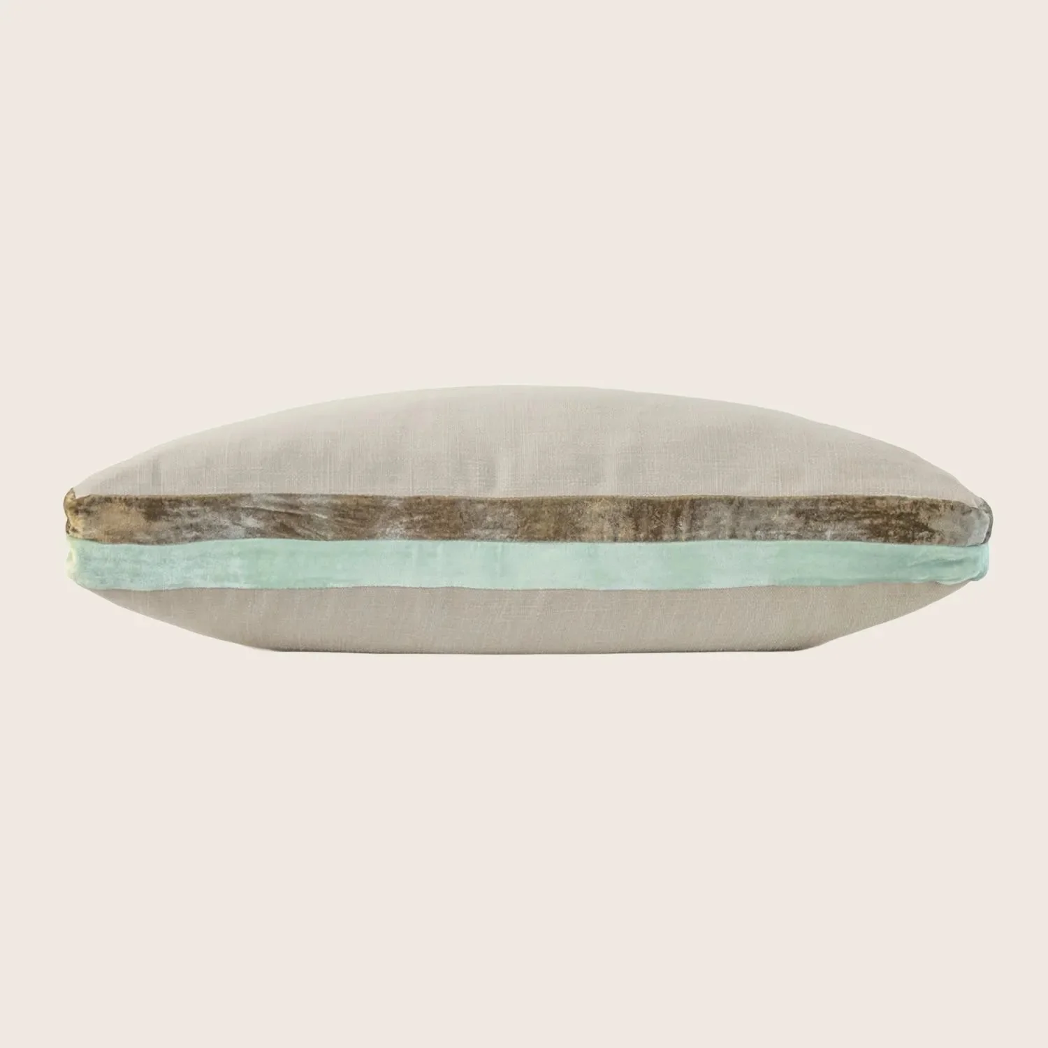 Double Tuxedo Pillow, Seaweed - Image 2