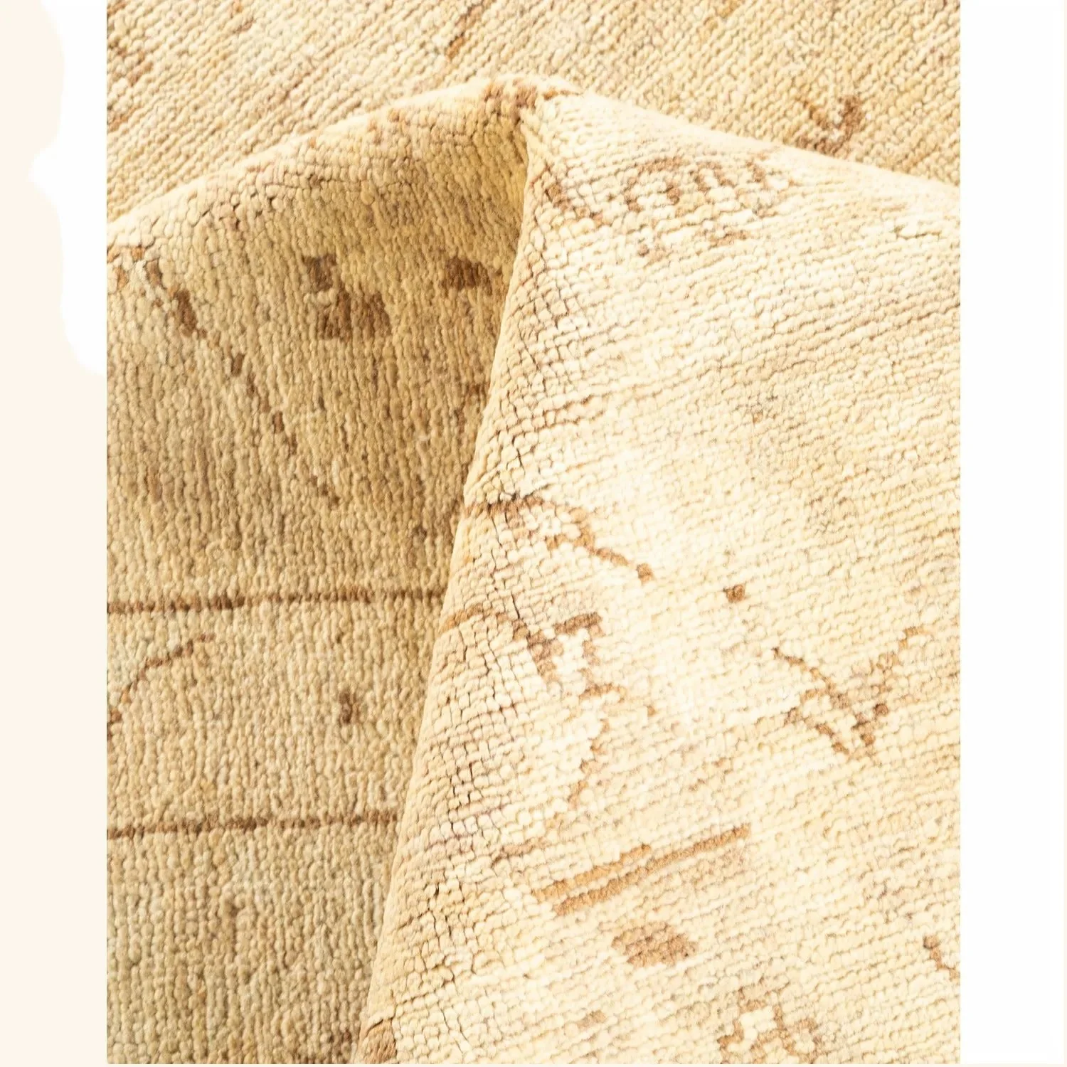Beige Traditional Wool Rug - 8' x 10'4" - Image 8