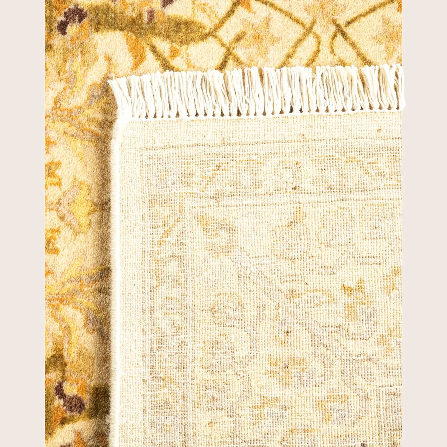 Beige Traditional Wool Runner - 3' x 11' - Image 5