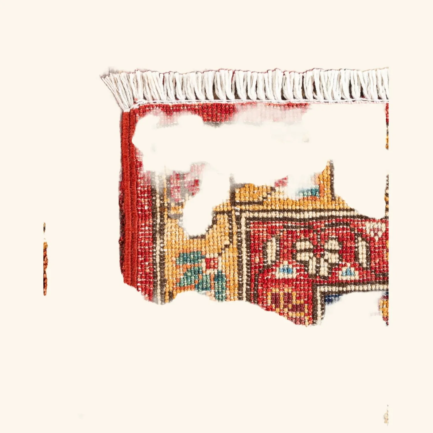 Red Traditional Wool Rug - 12'3" x 14'7" - Image 5