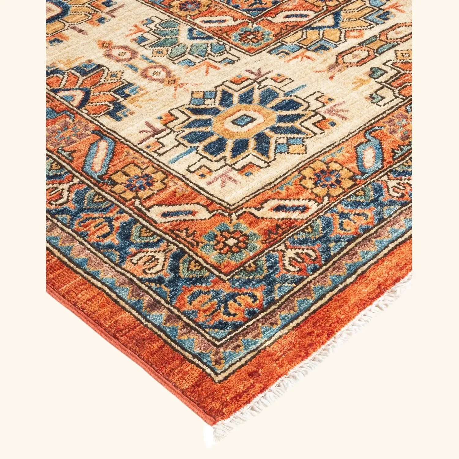 Multi Traditional Wool Rug - 12'3" x 14'8" - Image 2