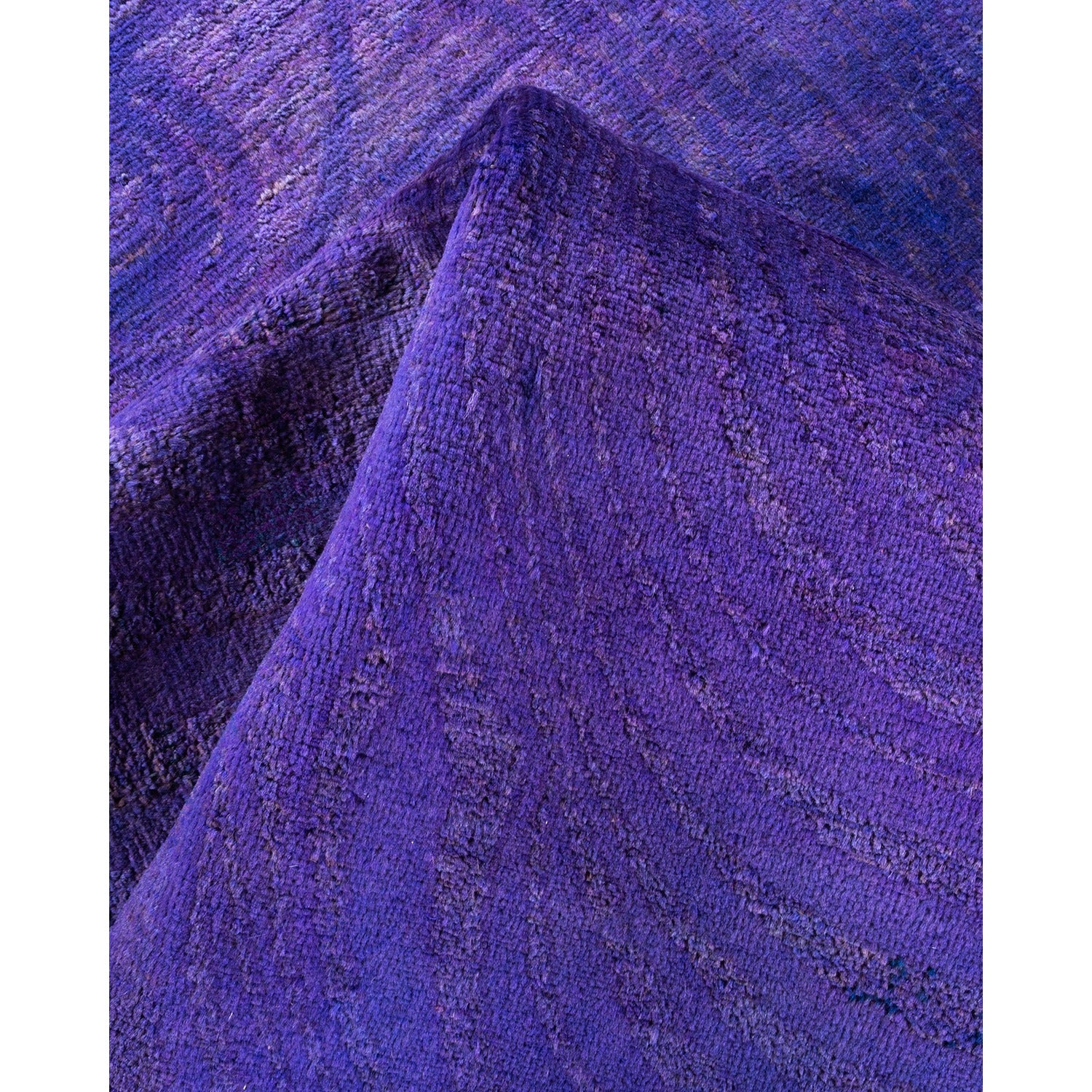 Blue Transitional Wool Rug - 7'10" x 10'1" - Image 7