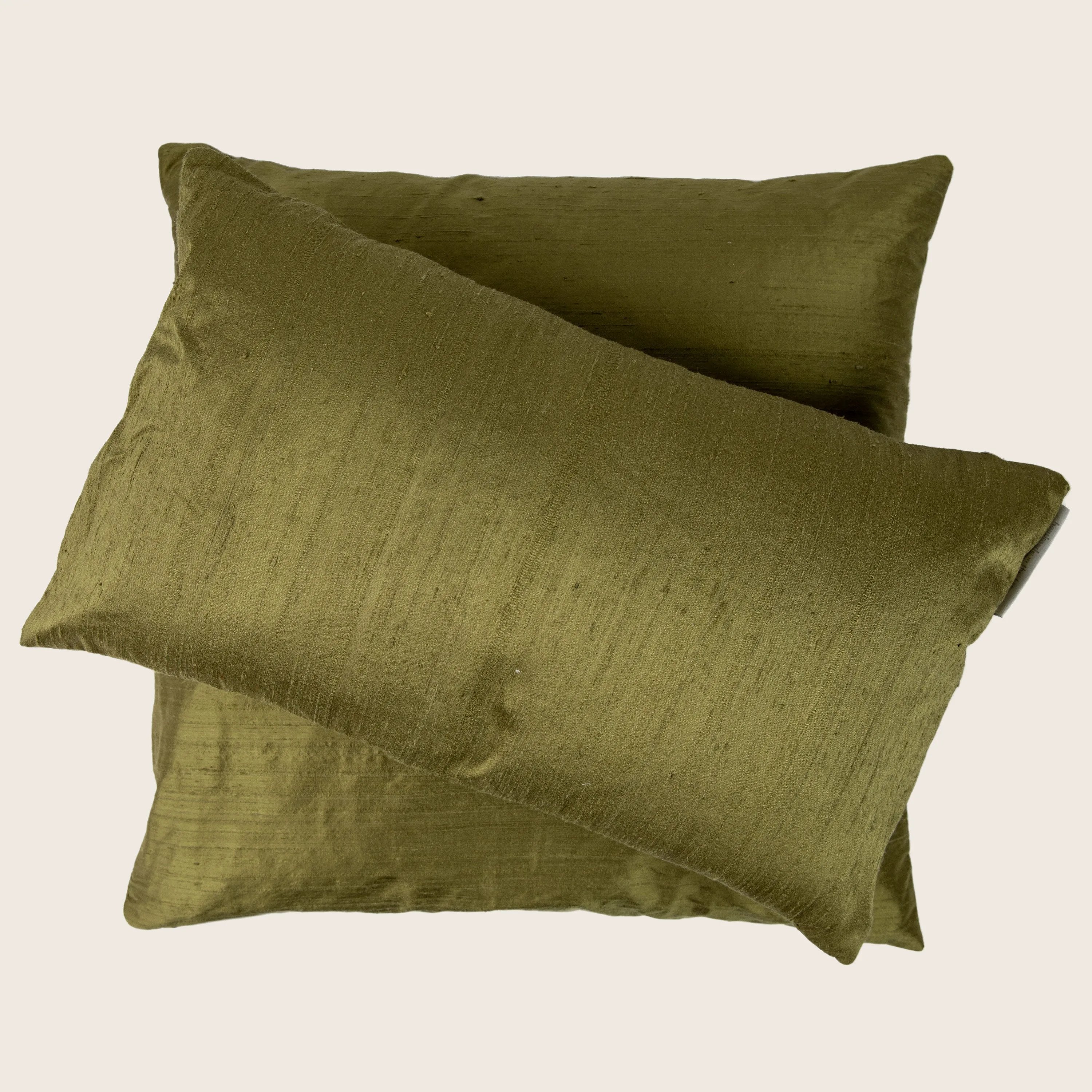 Dupioni Moss Pillow - Image 2