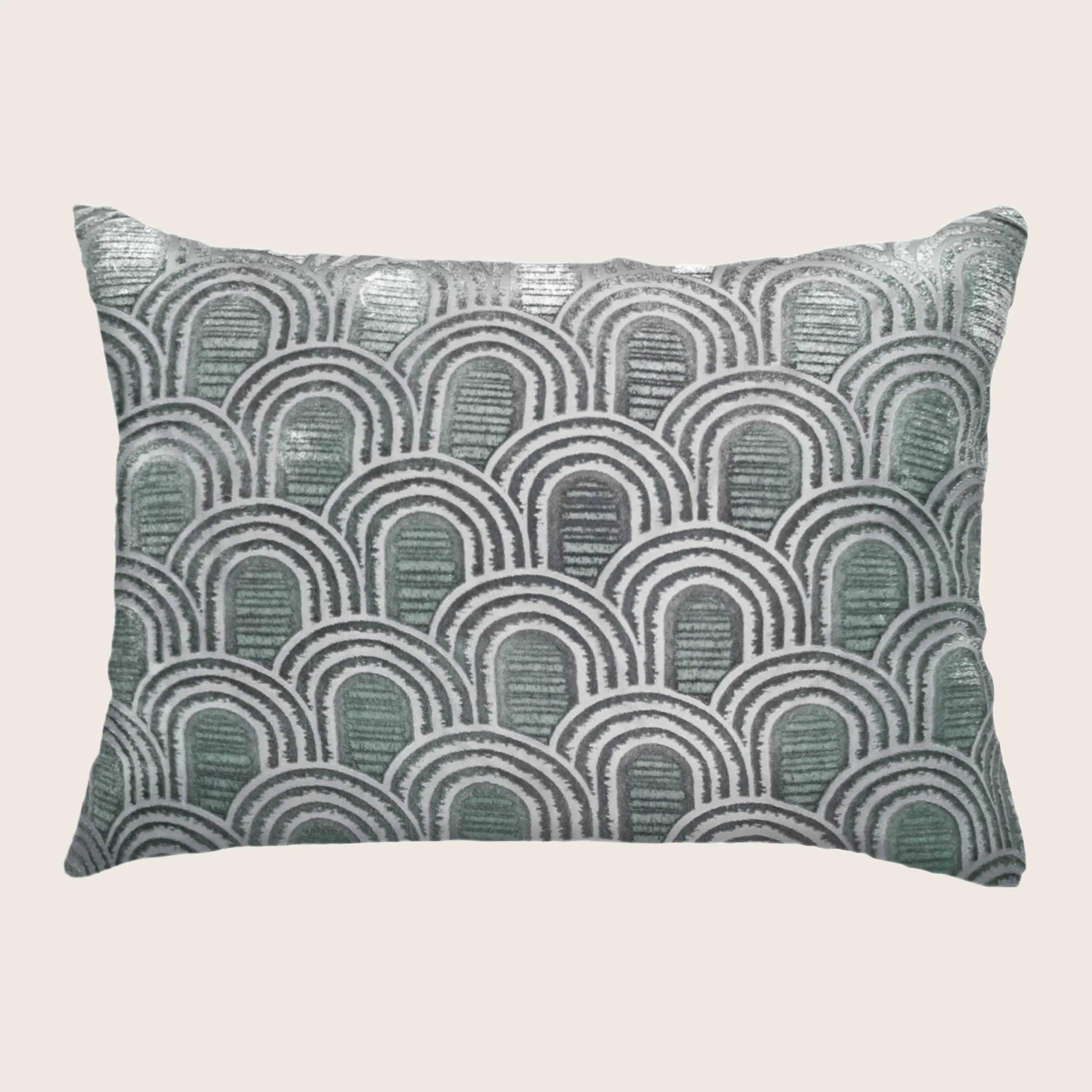 Endless Velvet Lumbar Pillow Jade