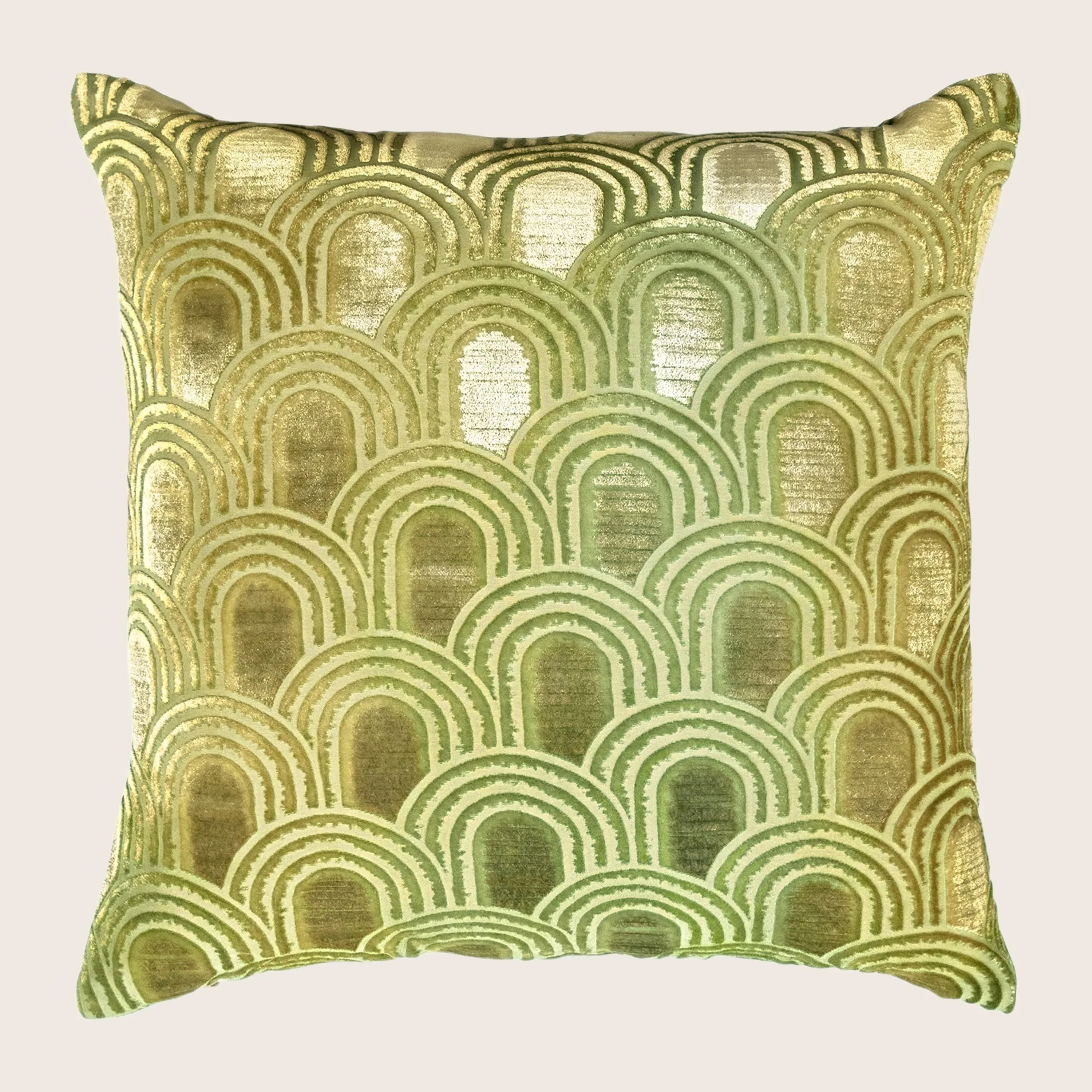 Endless Velvet Pillow Scallion