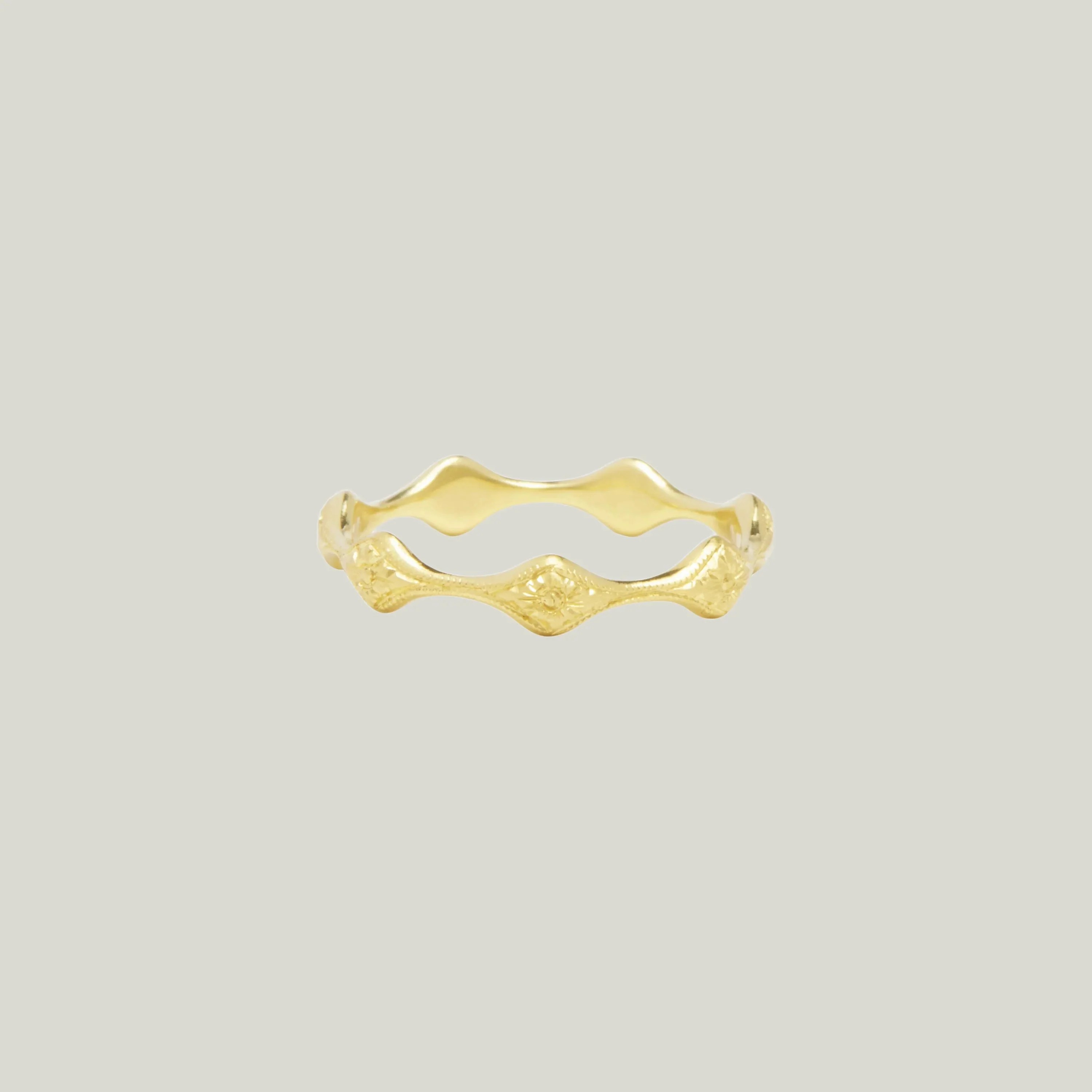 Engraved Bead Band