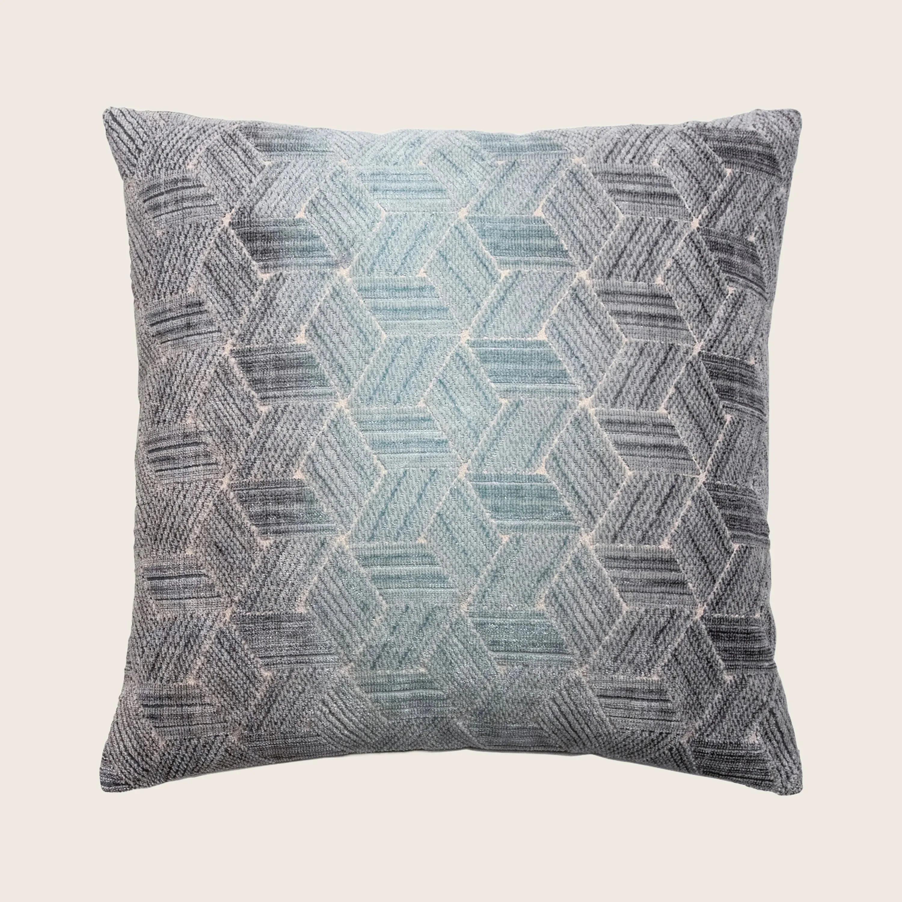 Entwined Woven Jacquard Pillow Storm