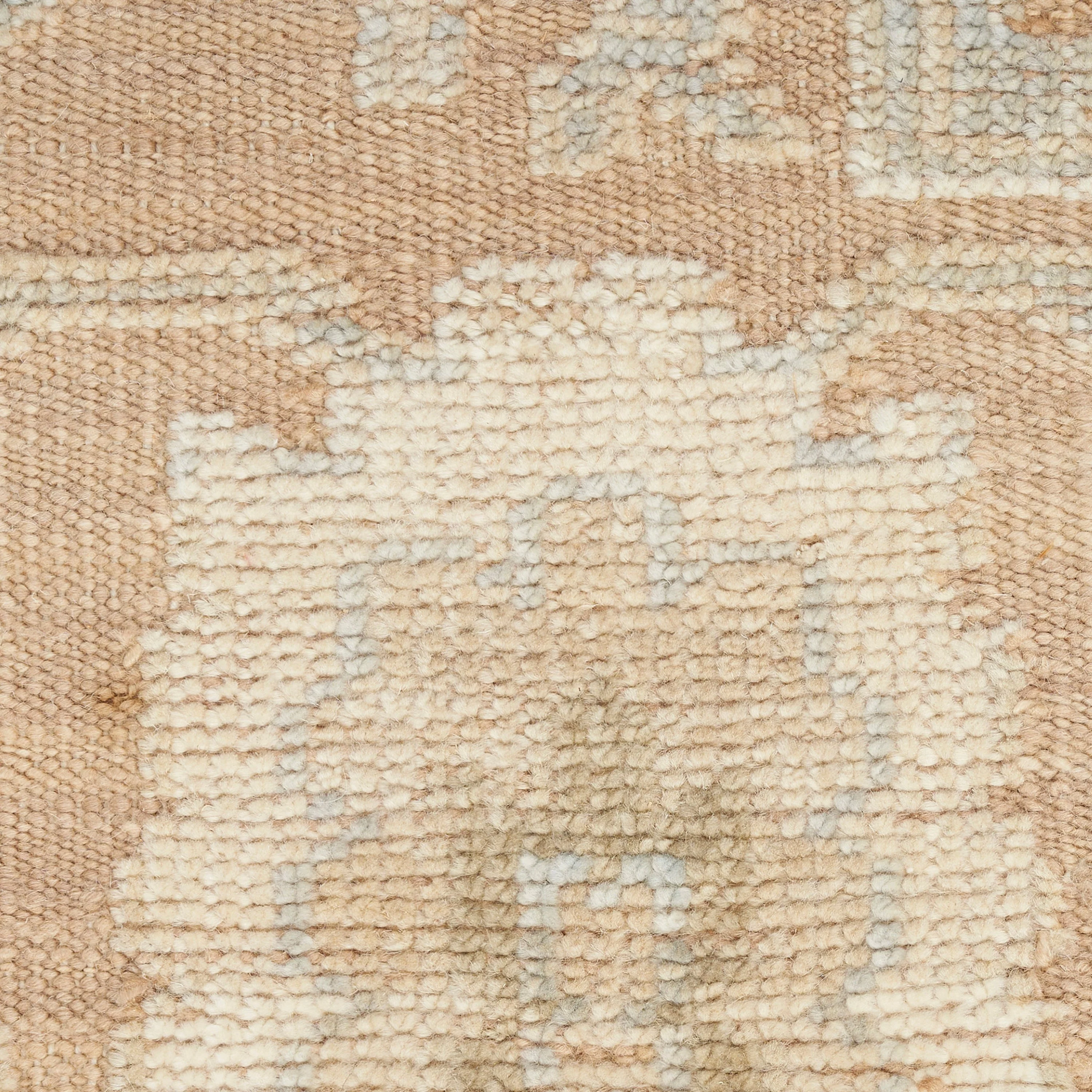 Dusty Mauve Essentials Wool Cotton Blend Rug - Image 9