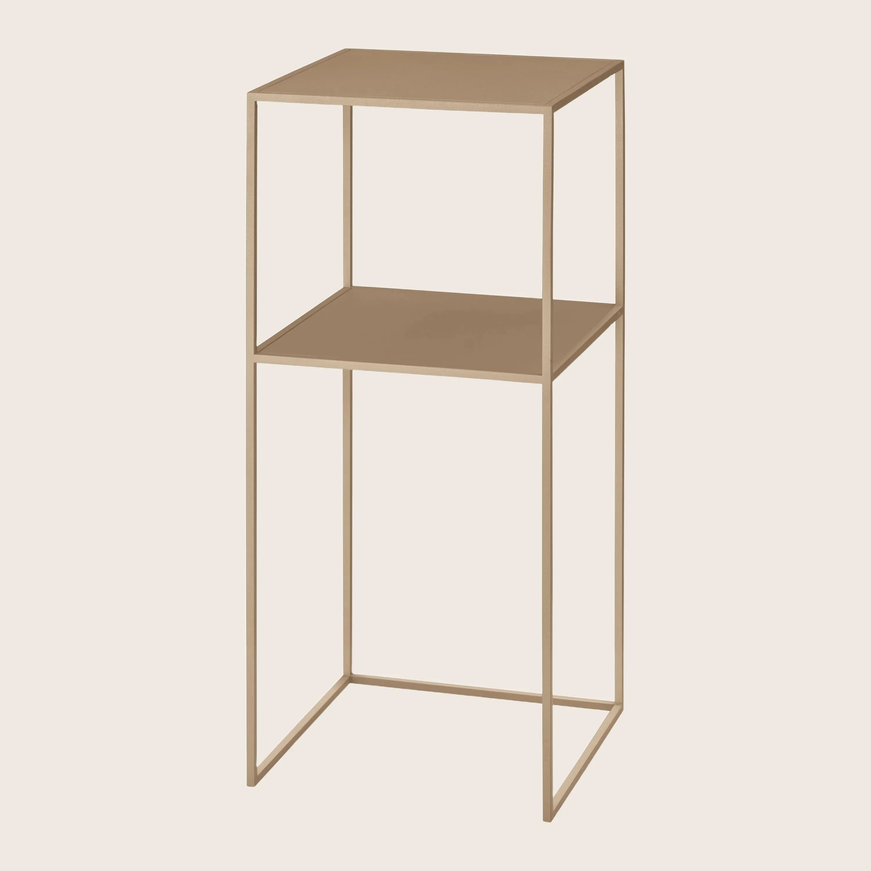 Fera Pedestal Table with Shelf - Image 3