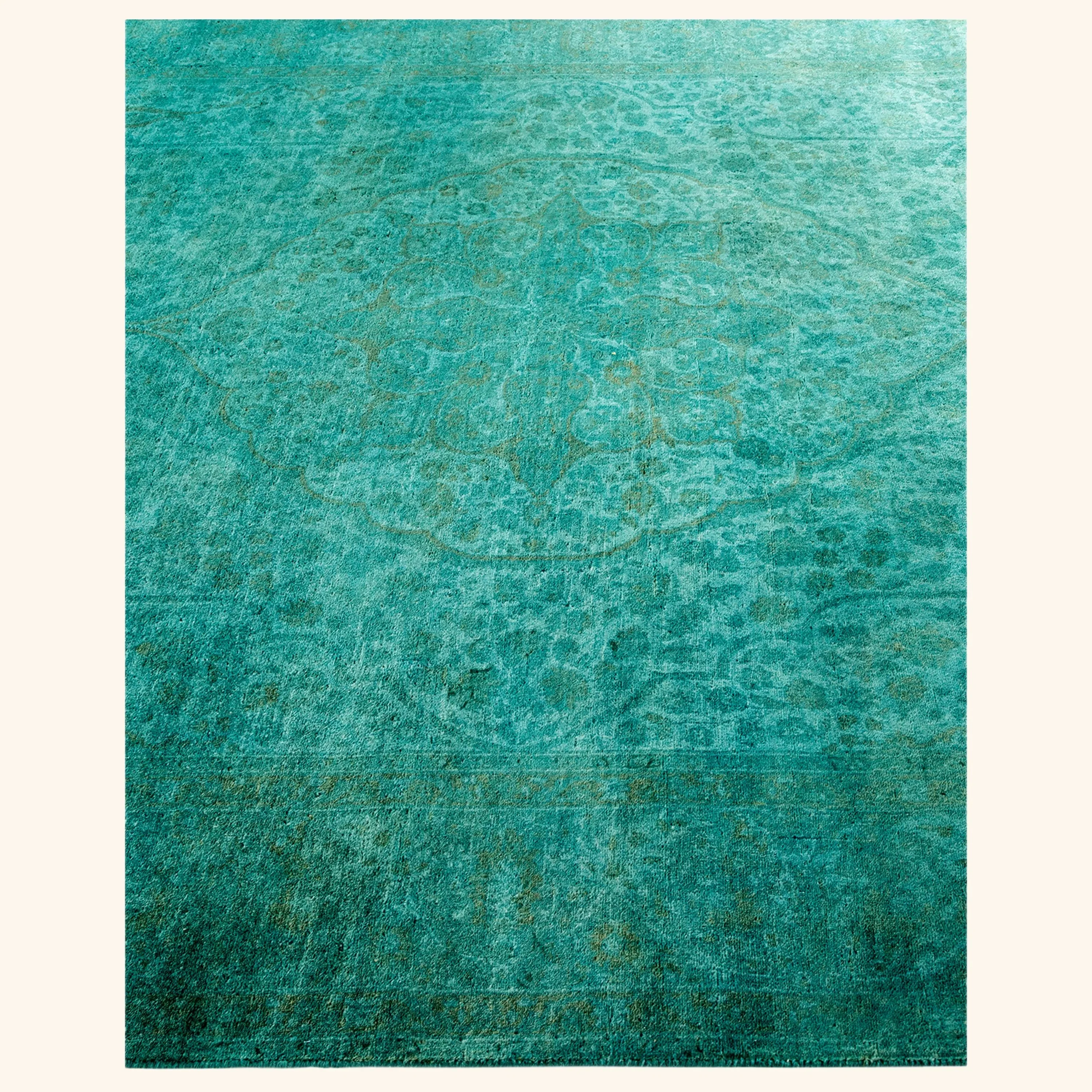 Green Samsara Wool Rug - 6' 1" x 9' 0" - Image 7