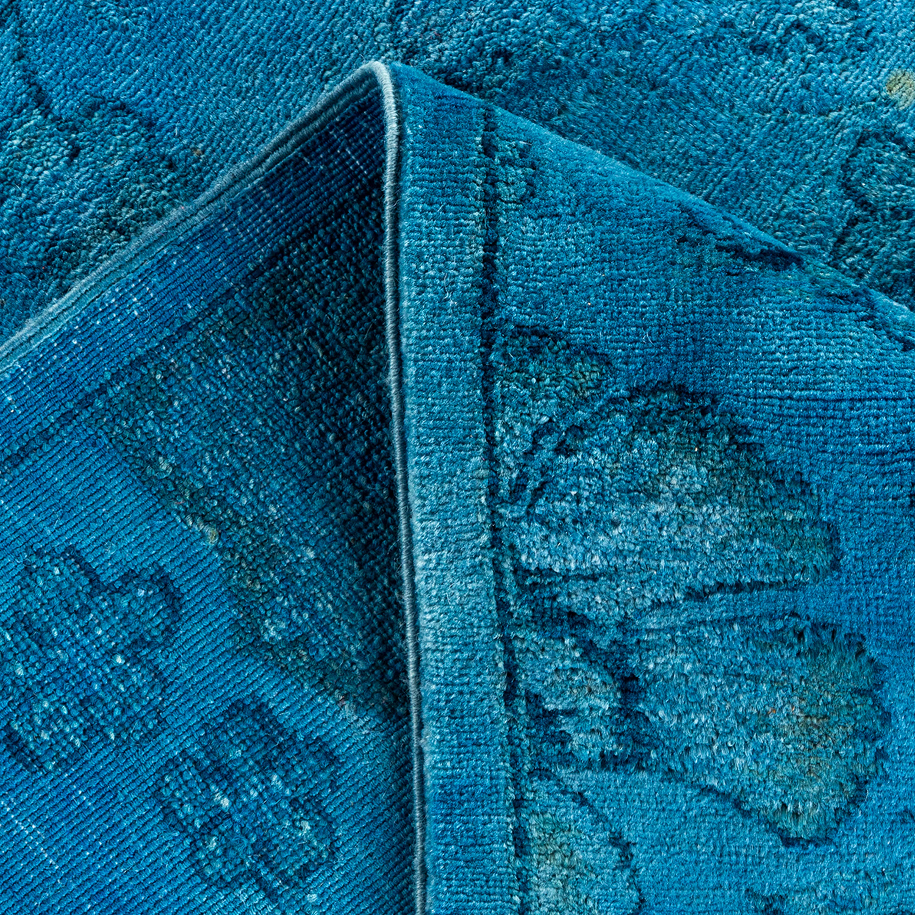 Blue Samsara Wool Rug - 8' 7" x 9' 0" - Image 5