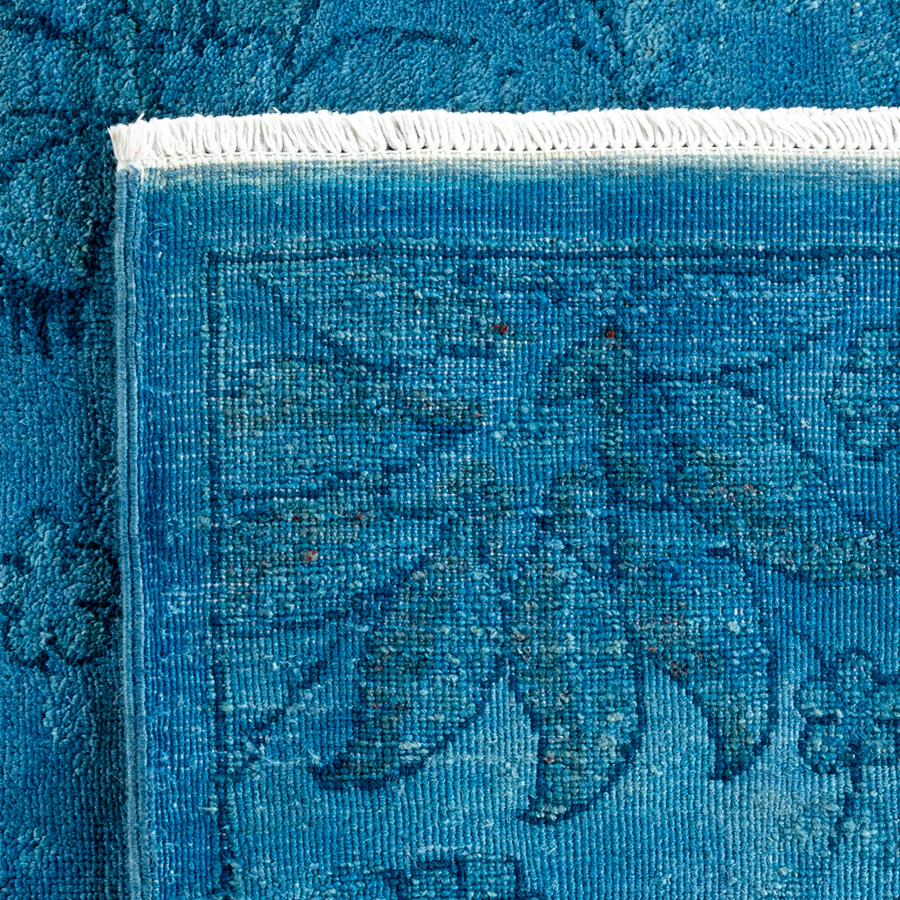 Blue Samsara Wool Rug - 8' 7" x 9' 0" - Image 6