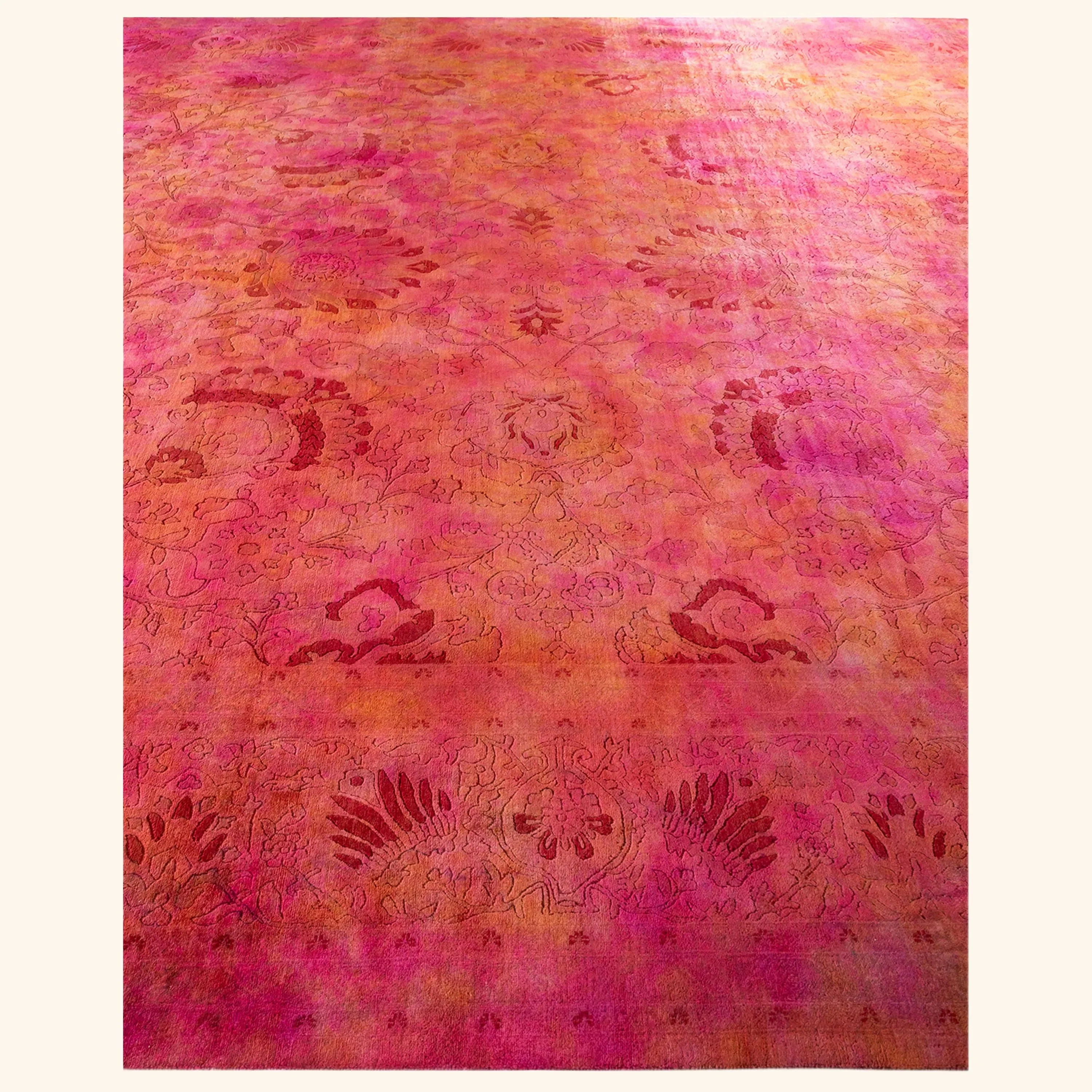 Orange Samsara Wool Rug - 10' 4" x 13' 6" - Image 5