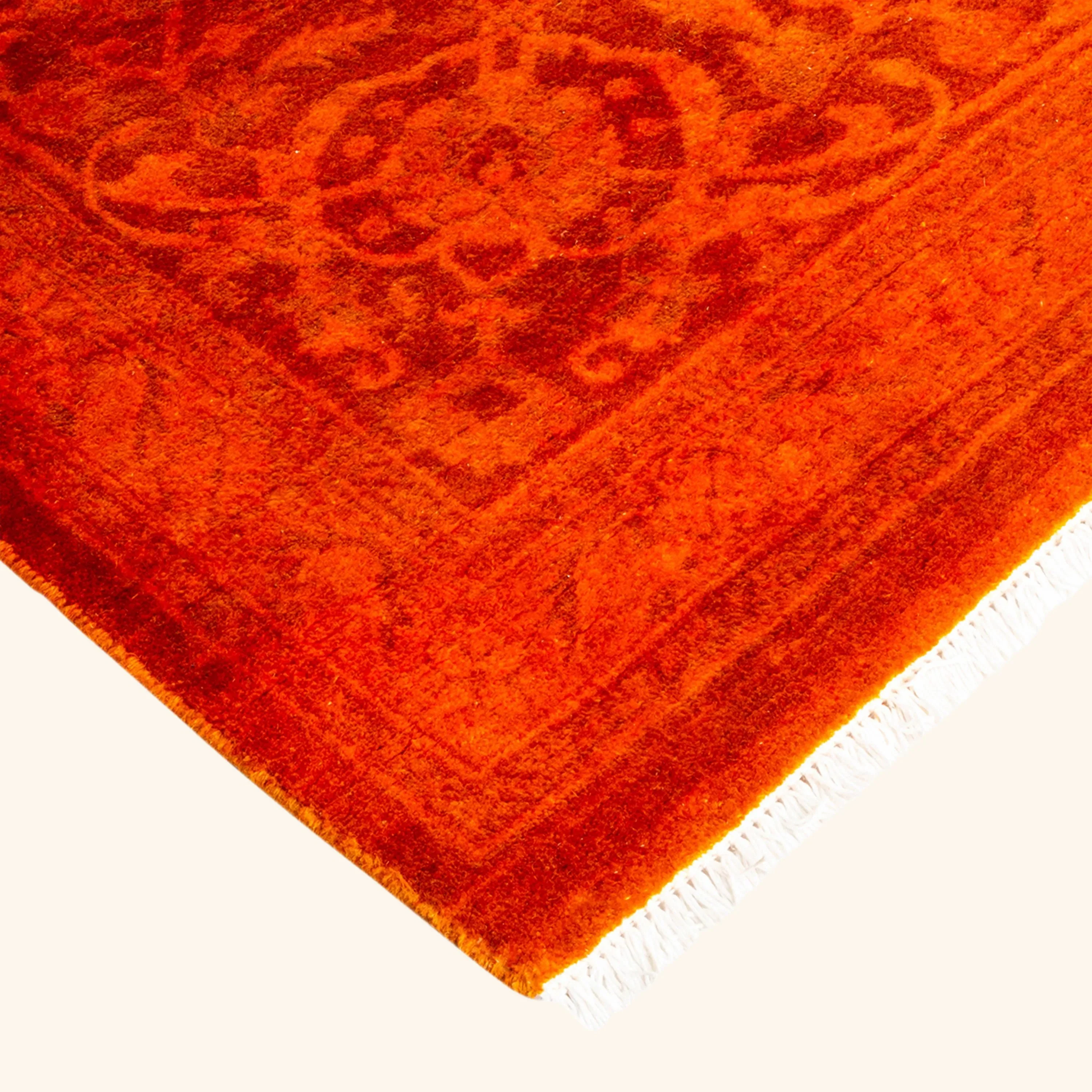 Orange Samsara Wool Rug - 8'2" x 10'10" - Image 8