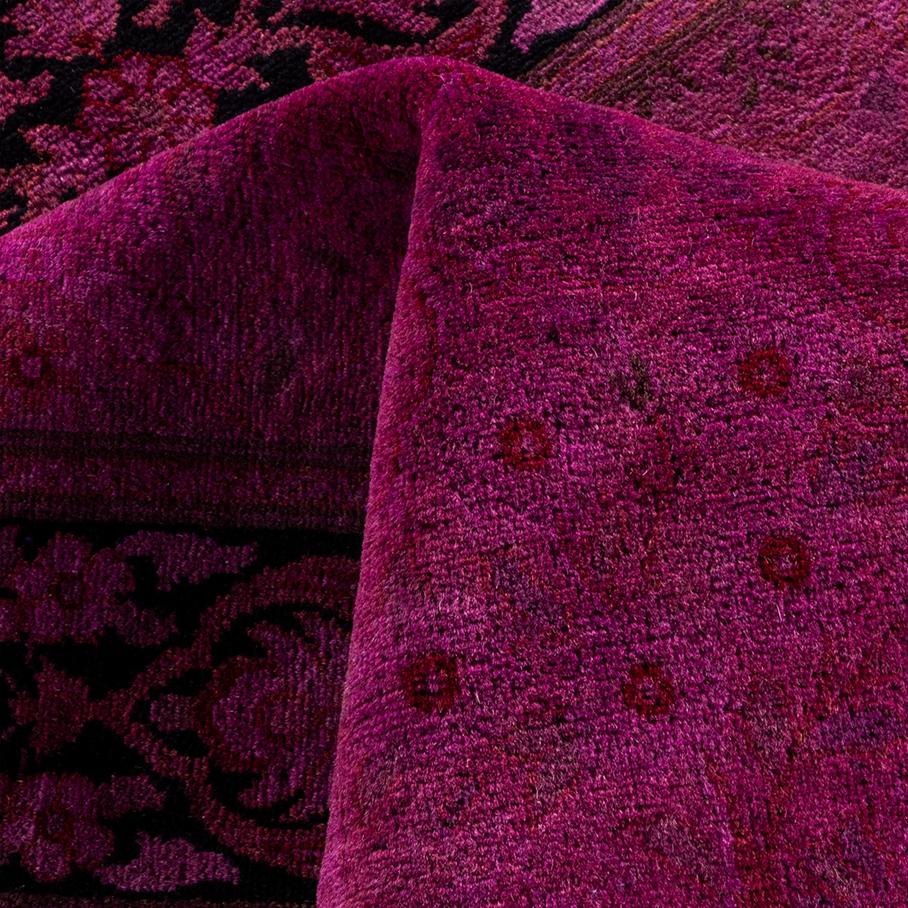 Purple Samsara Wool Rug - 10' 3" x 13' 10" - Image 4