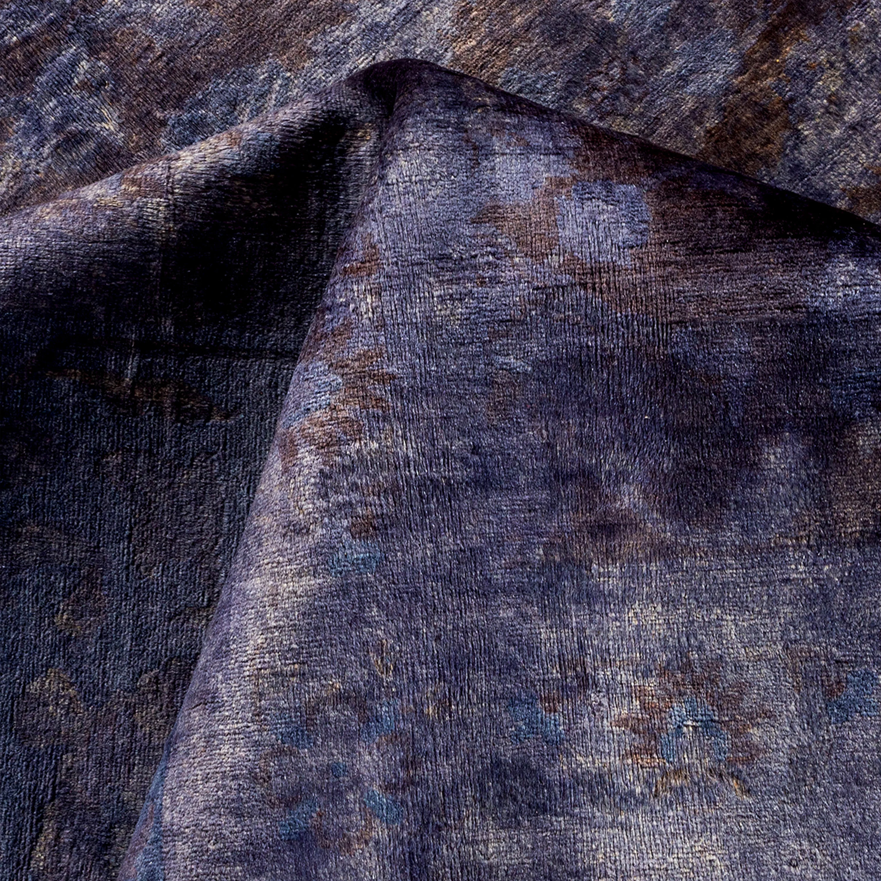 Purple Samsara Wool Rug - 8' 2" x 9' 10" - Image 4