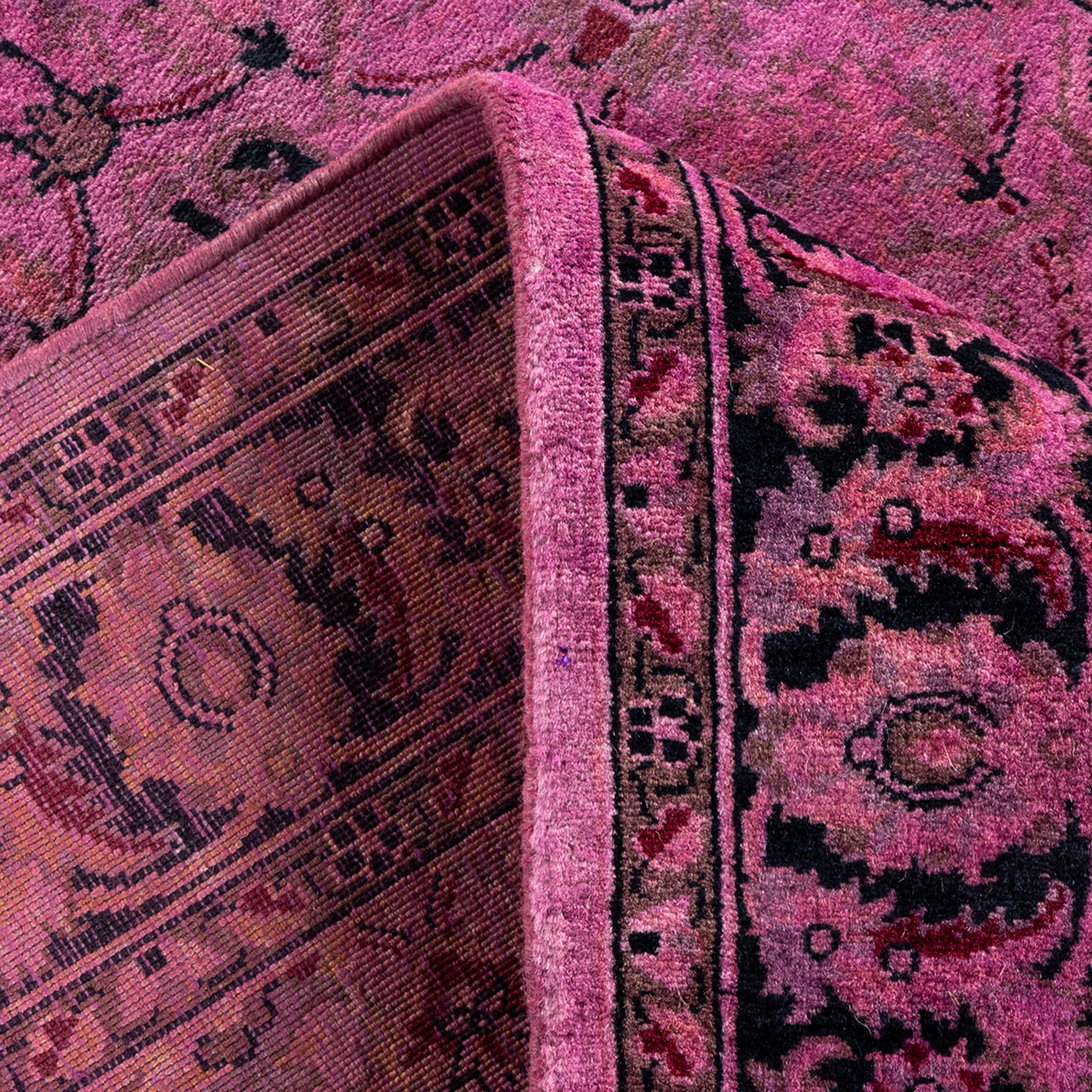 Purple Samsara Wool Runner - 3' 0" x 11' 10" - Image 3
