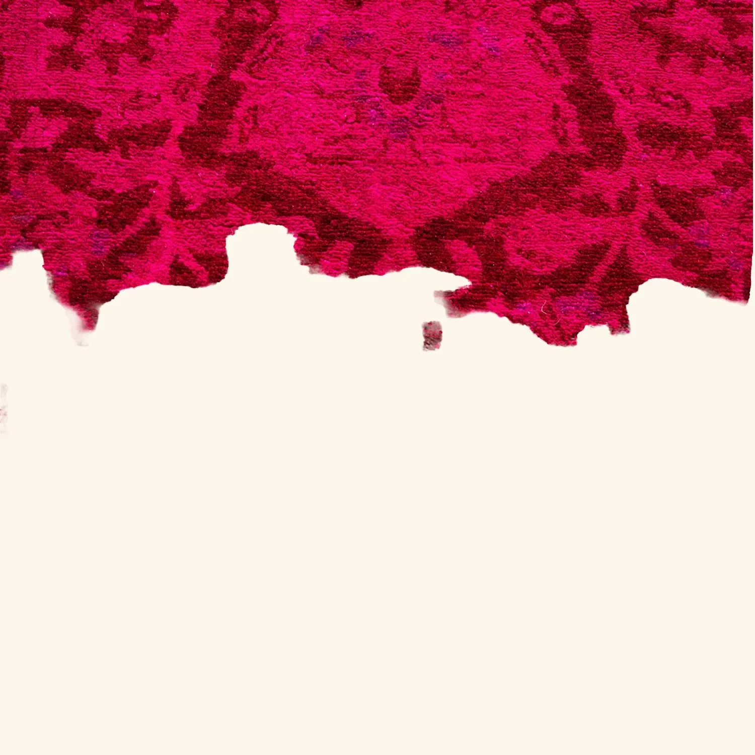 Pink Transitional Wool Rug - 4'7" x 6'10" - Image 3