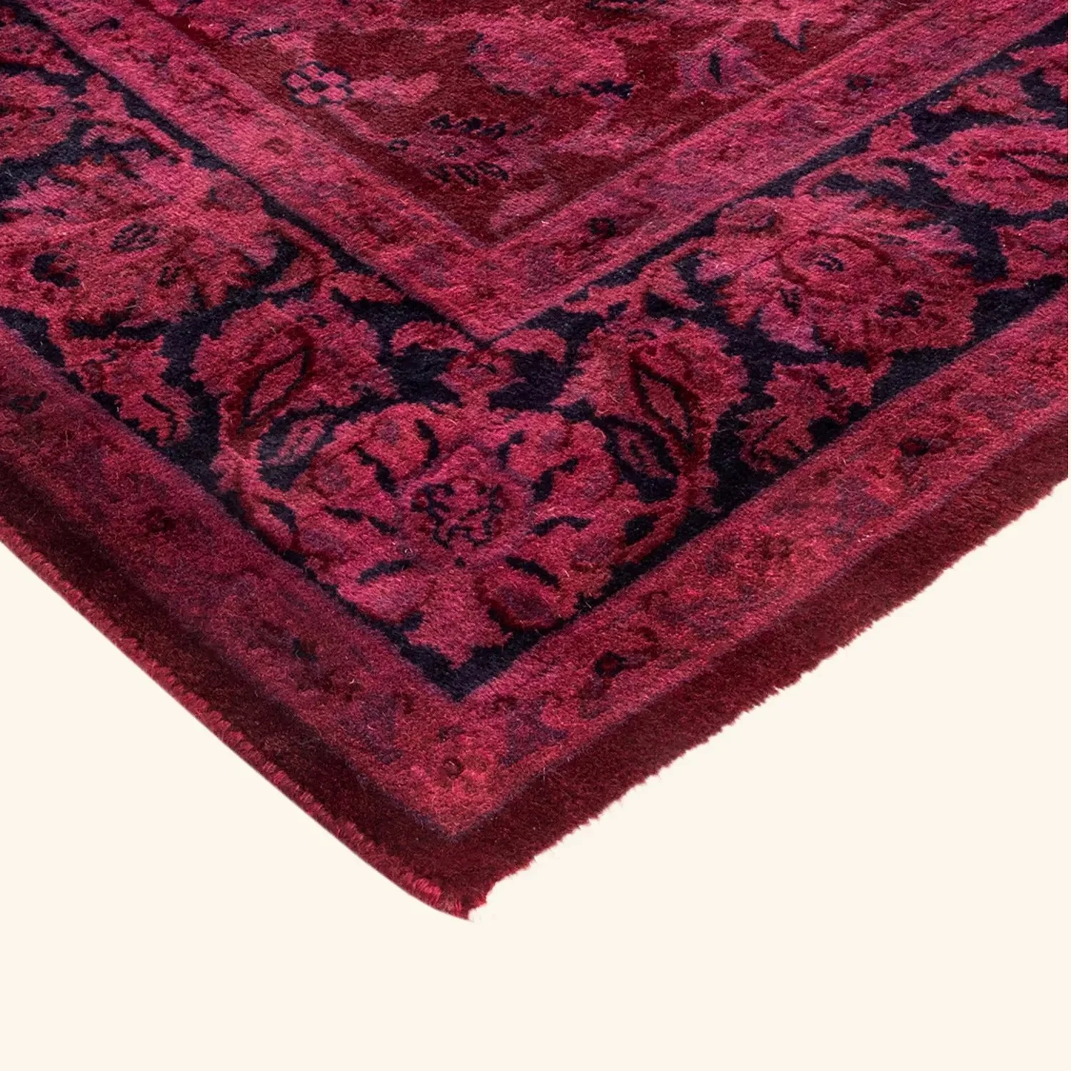 Purple Transitional Wool Rug - 4'2" x 6'7" - Image 2