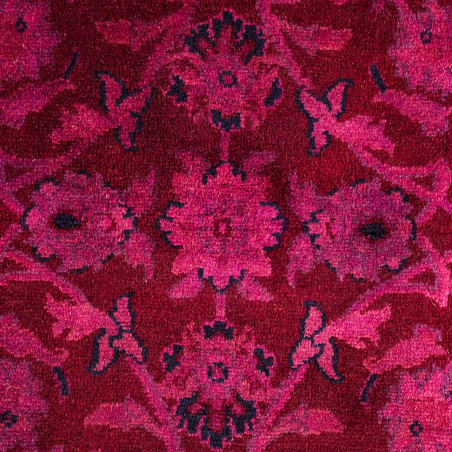 Purple Transitional Wool Rug - 4'2" x 6'7" - Image 3