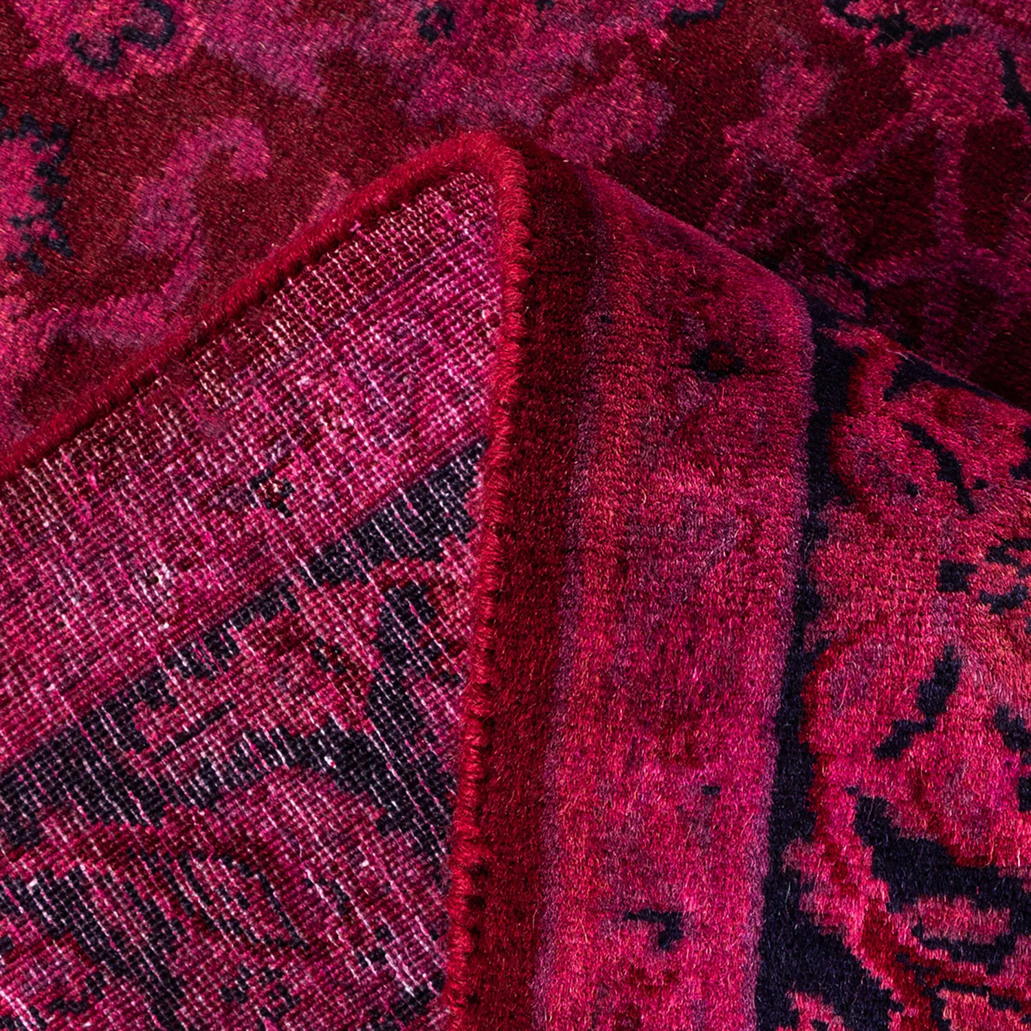 Purple Transitional Wool Rug - 4'2" x 6'7" - Image 6