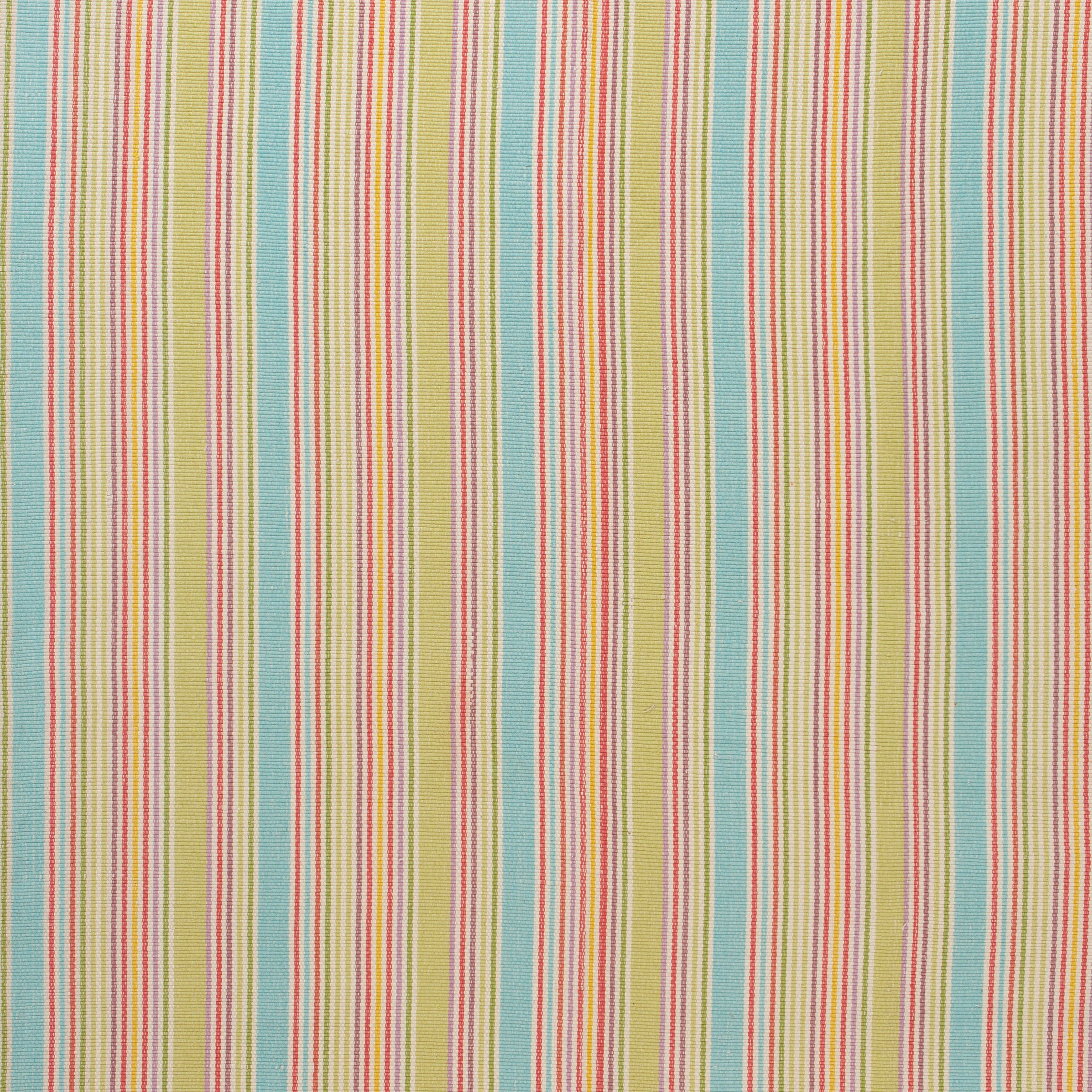 Multi Flatweave Cotton Striped Rug - 8' x 10' - Image 2