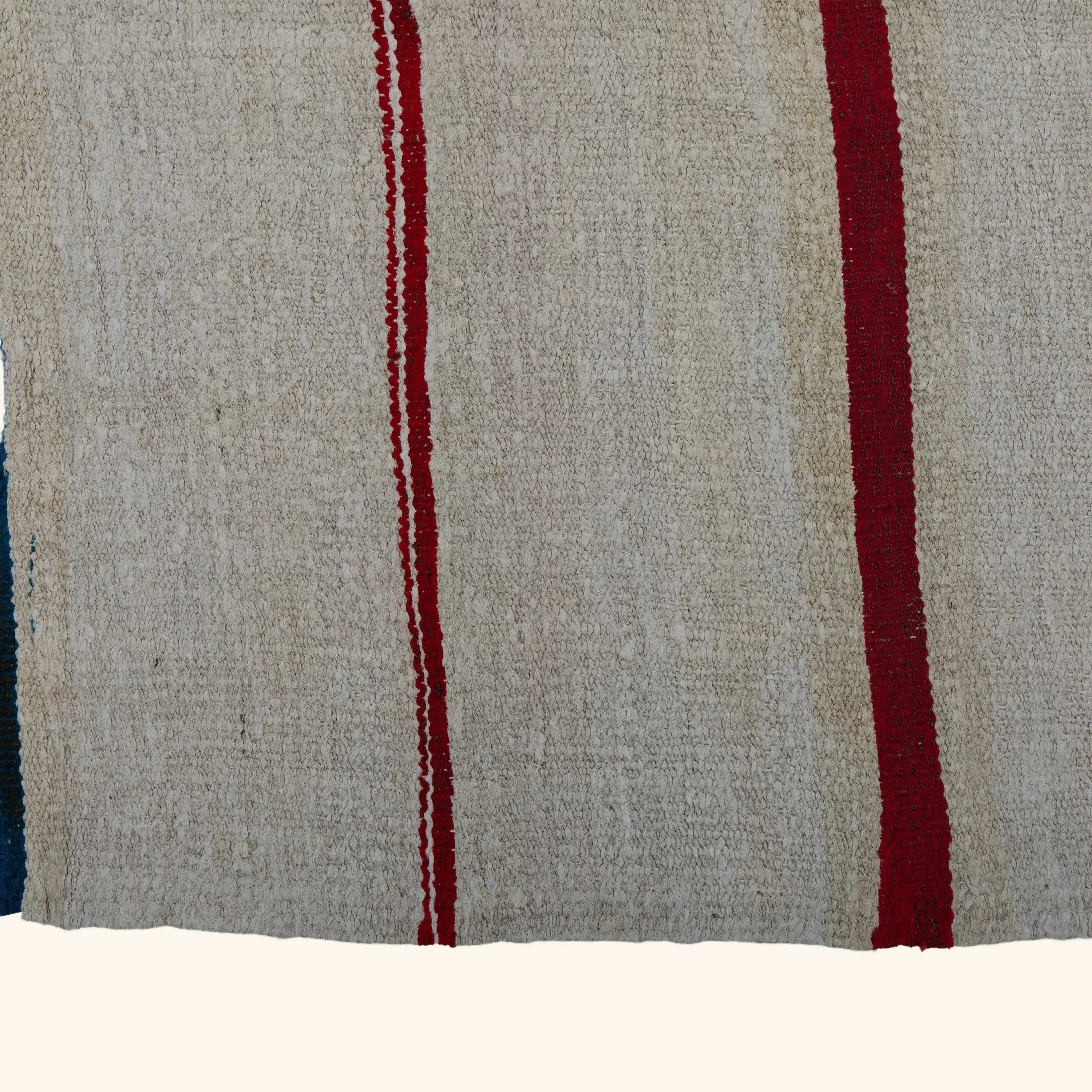 Multicolored Flatweave Wool Rug - 6'7" x 11'8" - Image 5