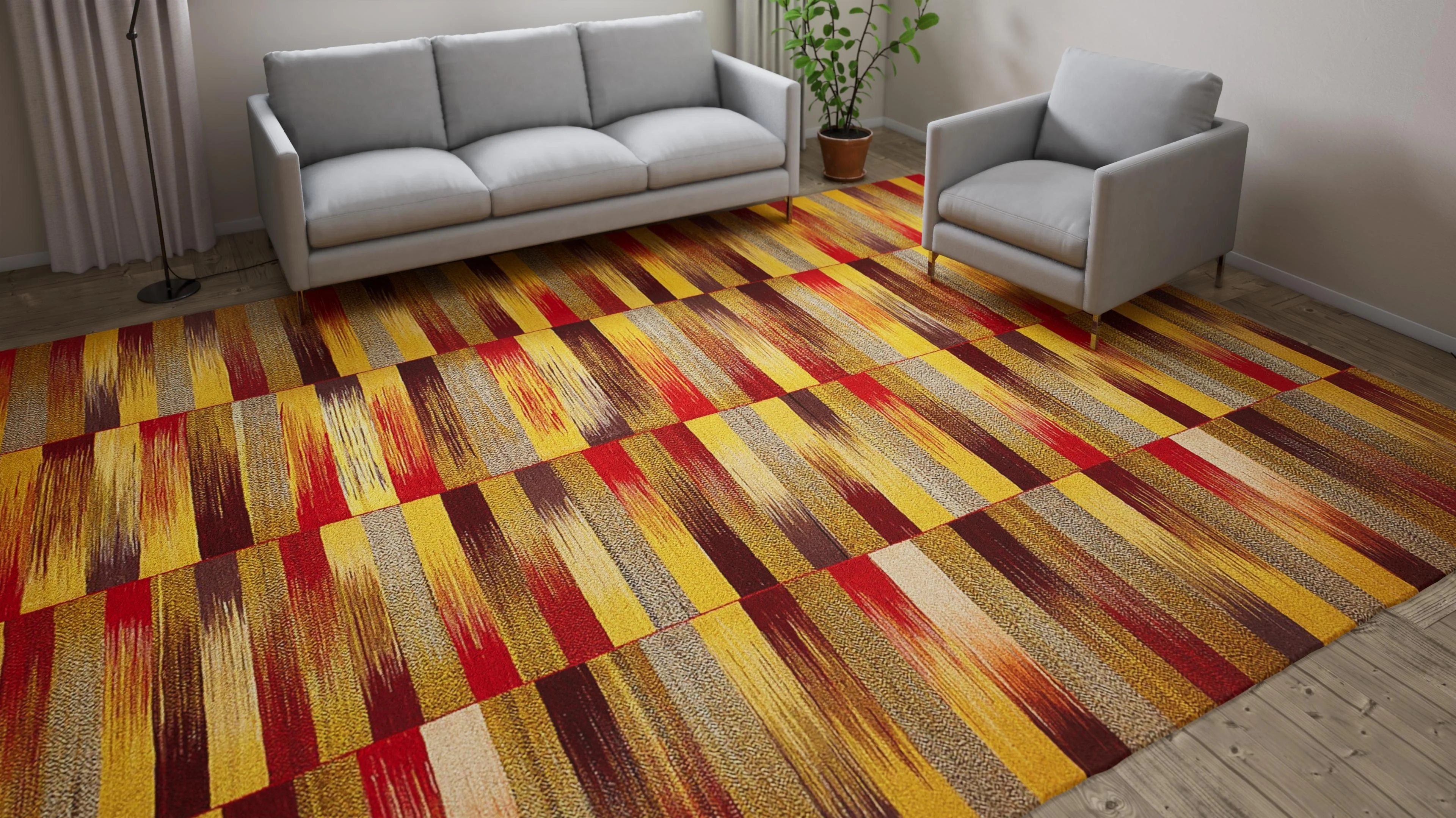 Multicolored Flatweave Wool Persian Rug - 10'5" x 13'7" - Image 4
