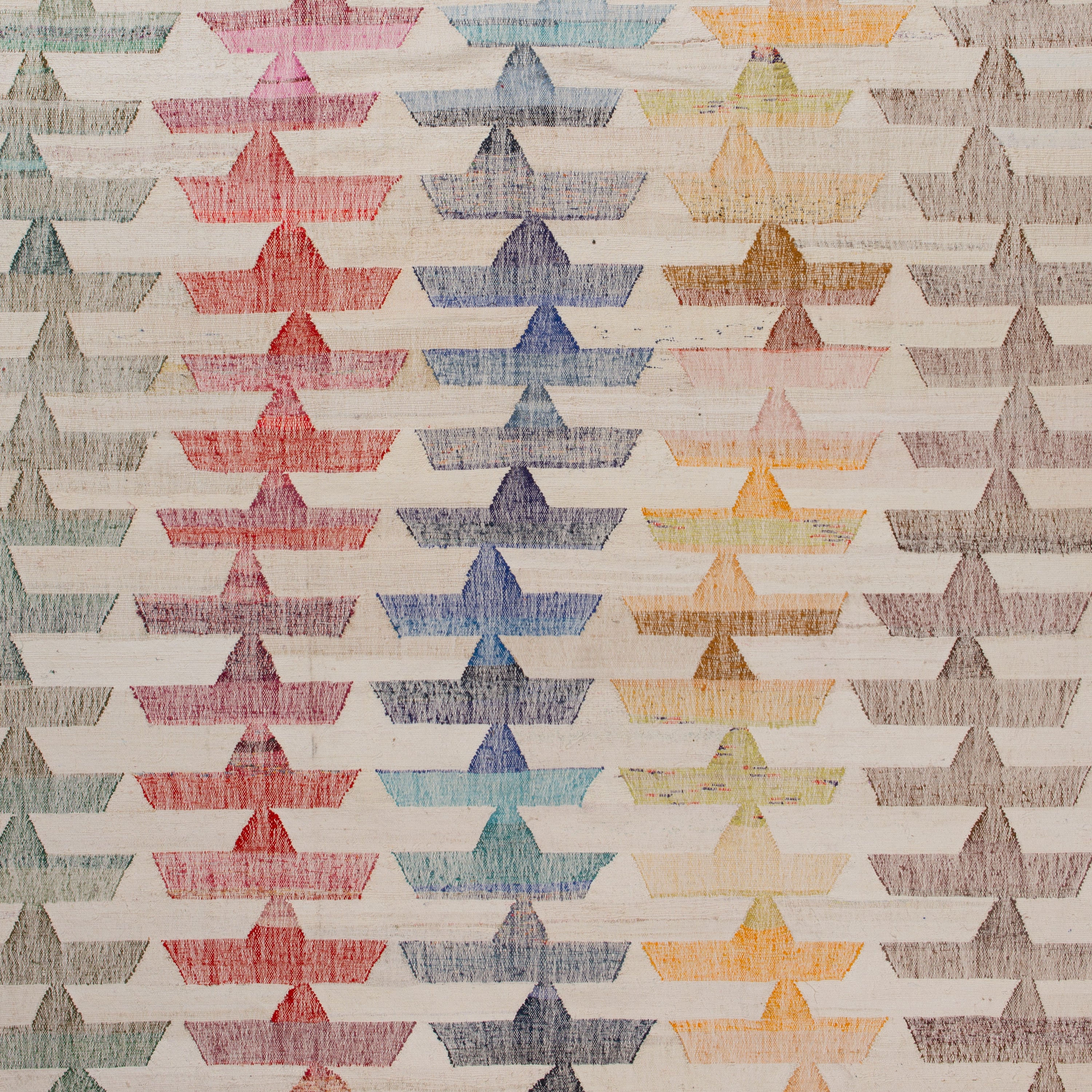 Flatweave Wool Cotton Rug - 9'5"x12'8" - Image 2