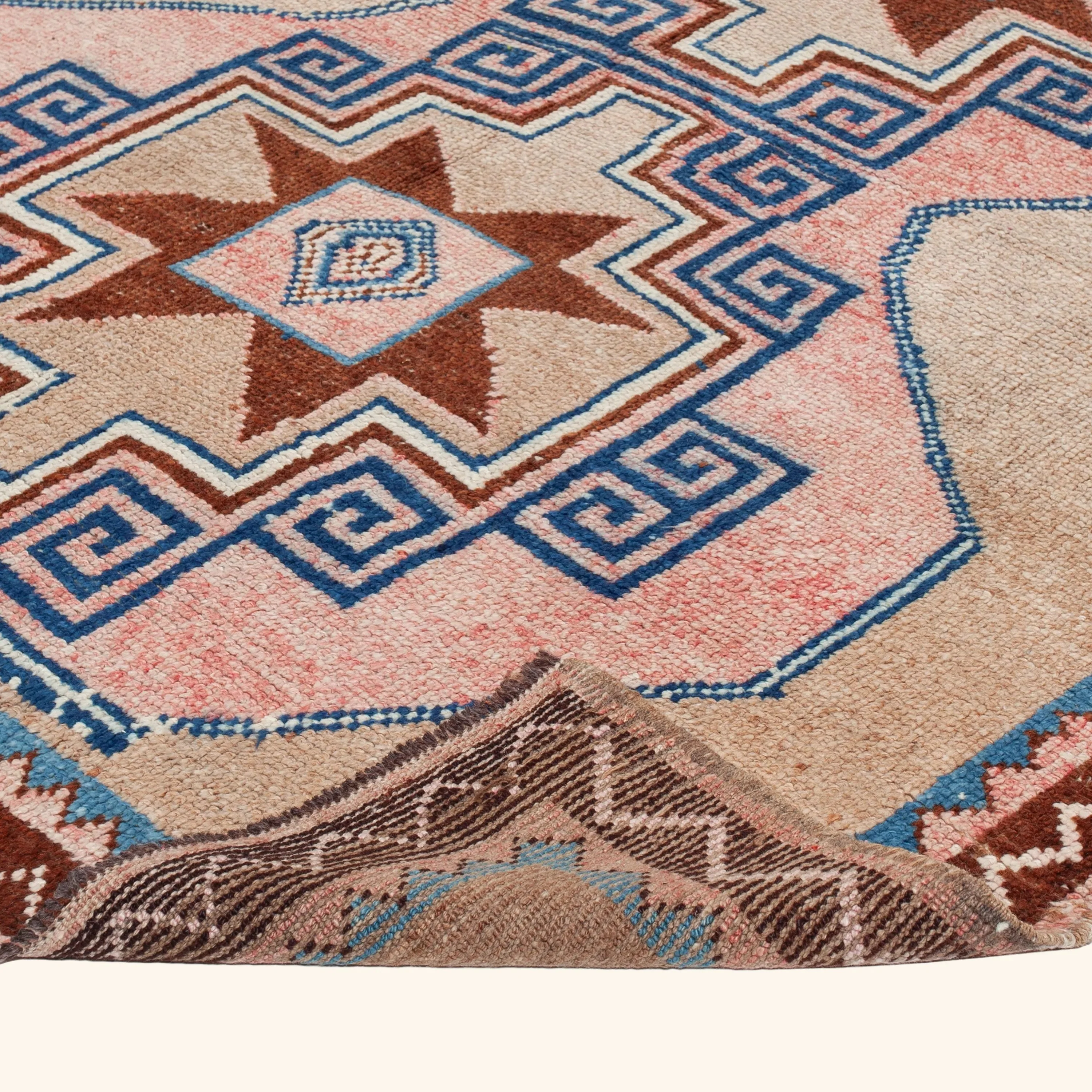 Pink Vintage Wool Runner - 5'6" x 13' - Image 3