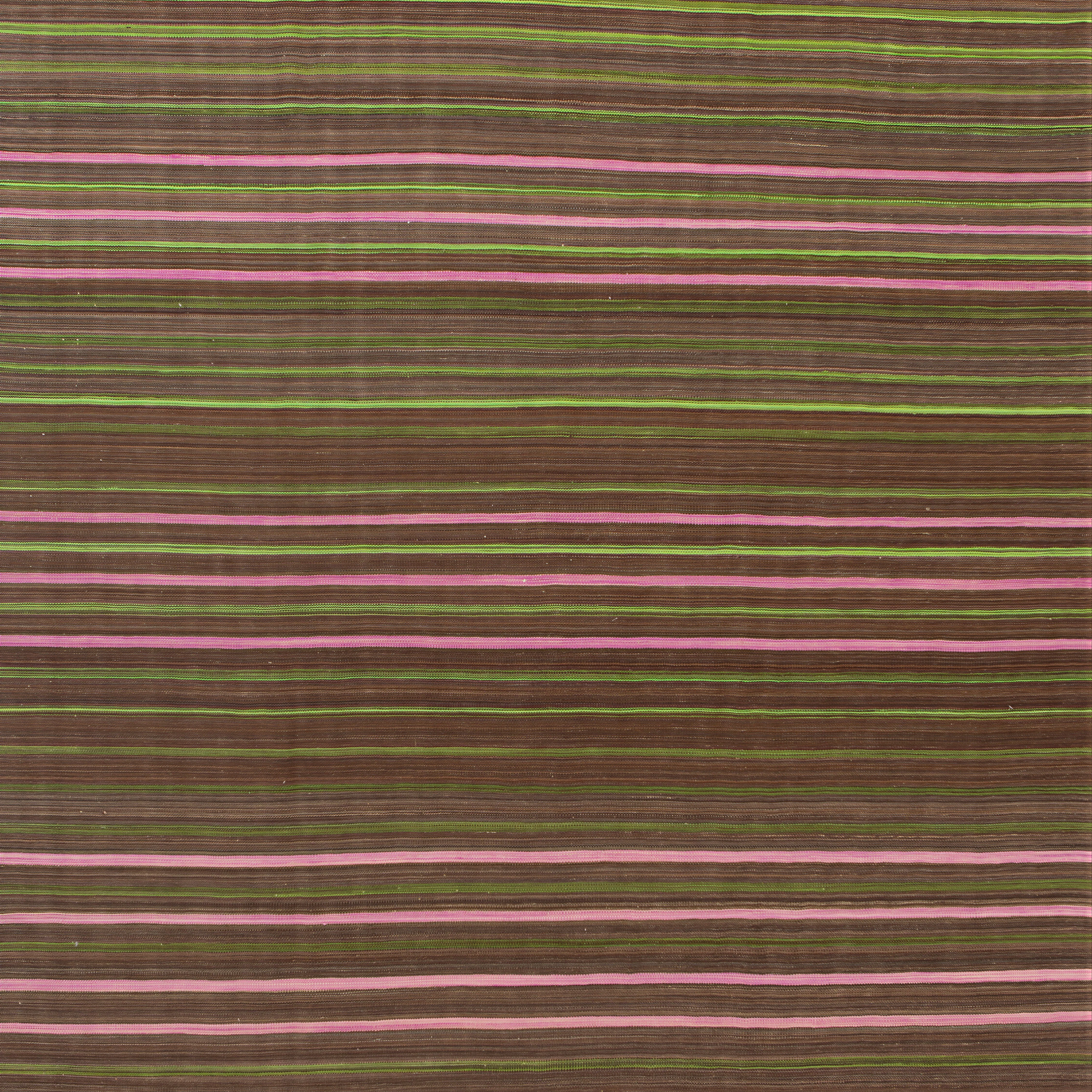 Multicolored Flatweave Wool Rug - 8'2" x 10'1" - Image 2