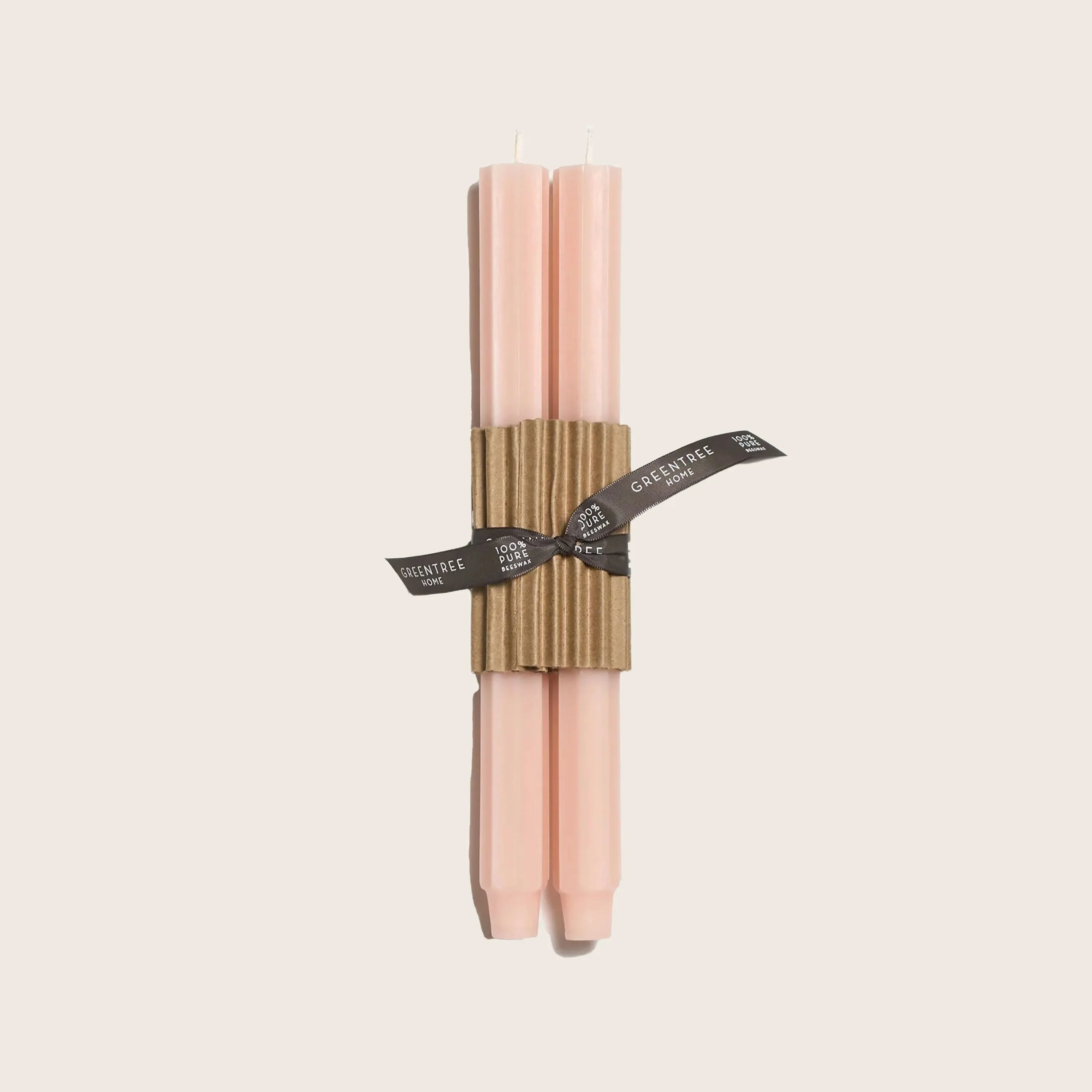 Fluted Church Taper Candles, Set of 2 - Image 2