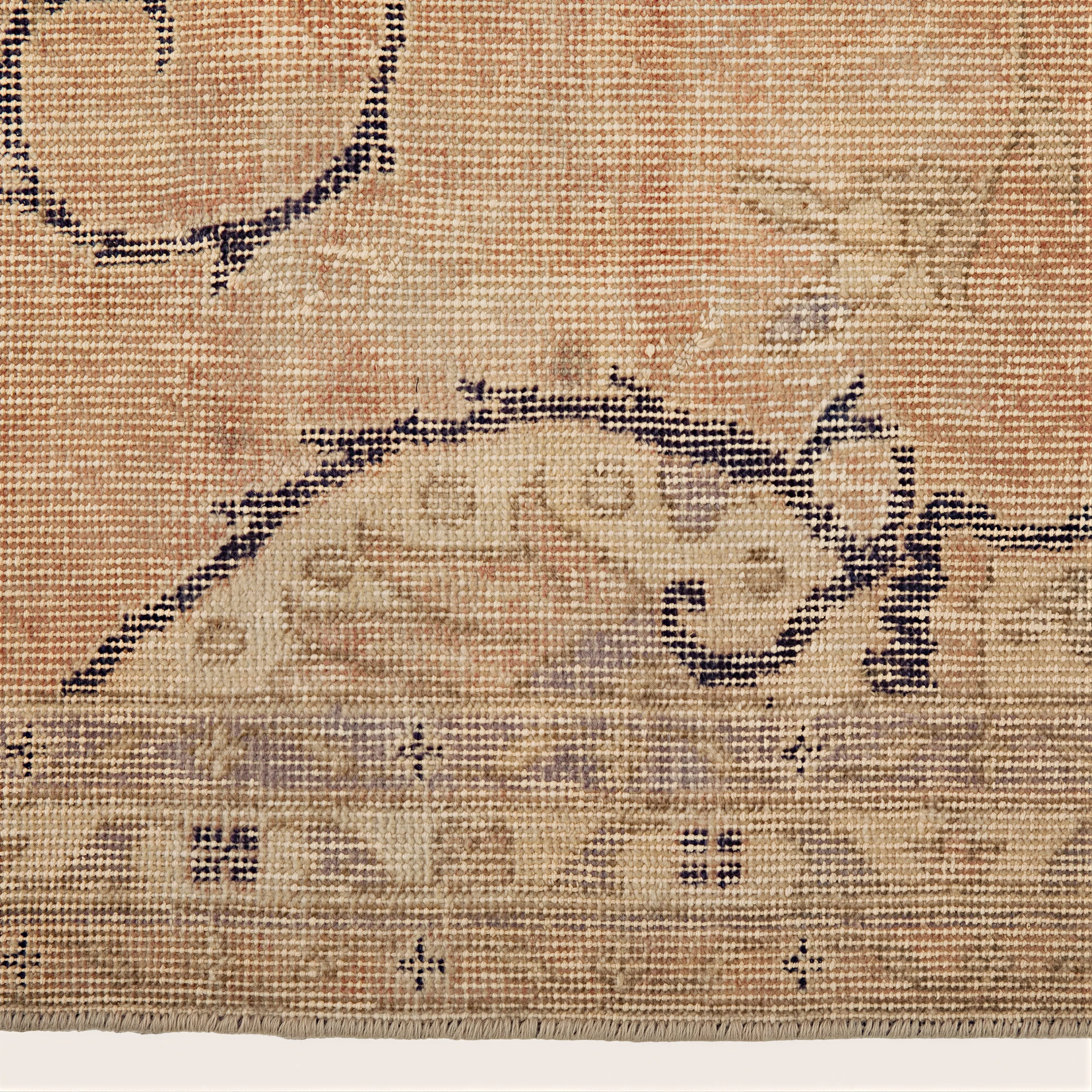 Beige Traditional Fresco Wool Rug - 6'4" x 10'2" - Image 5