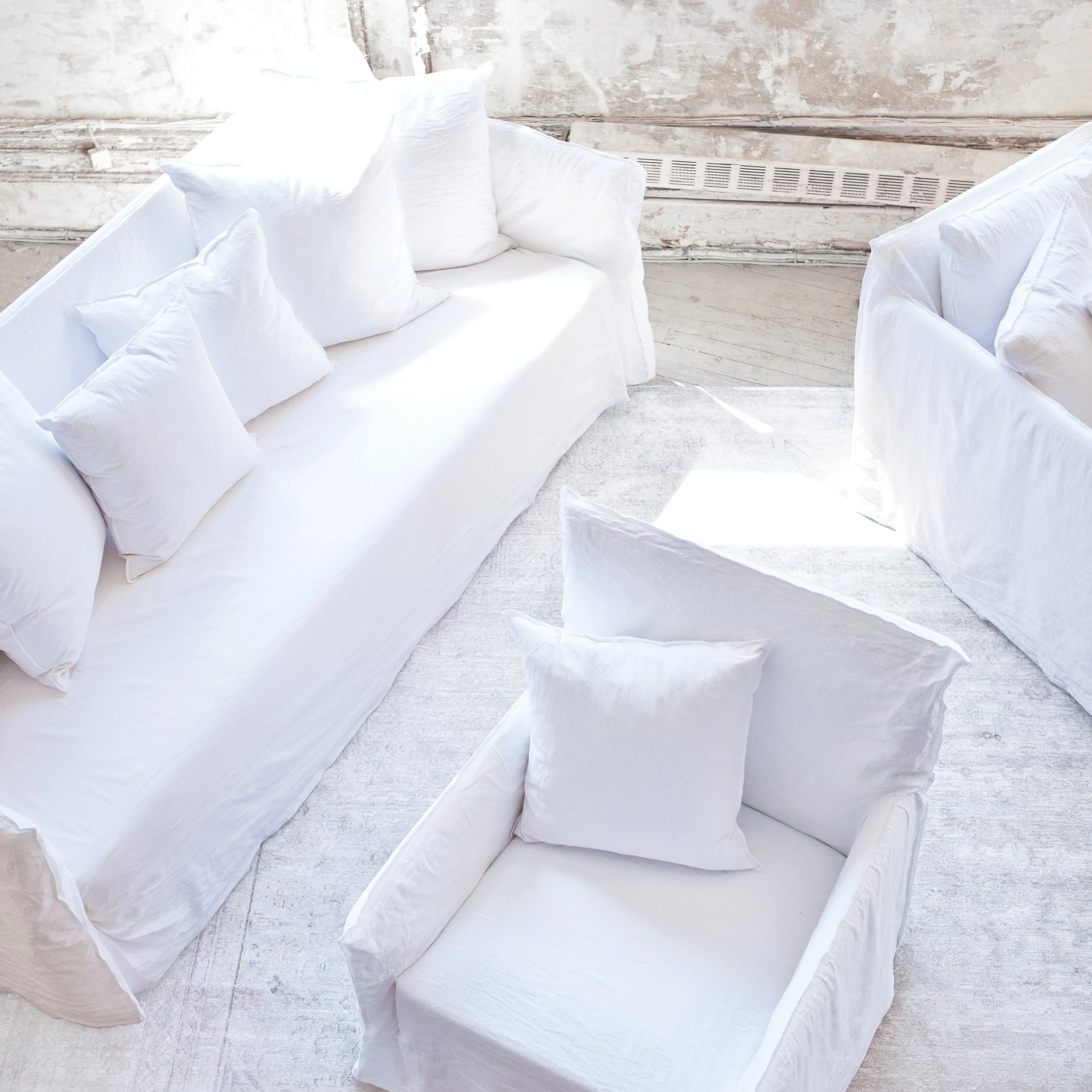Ghost Slipcover Sofa - Image 3